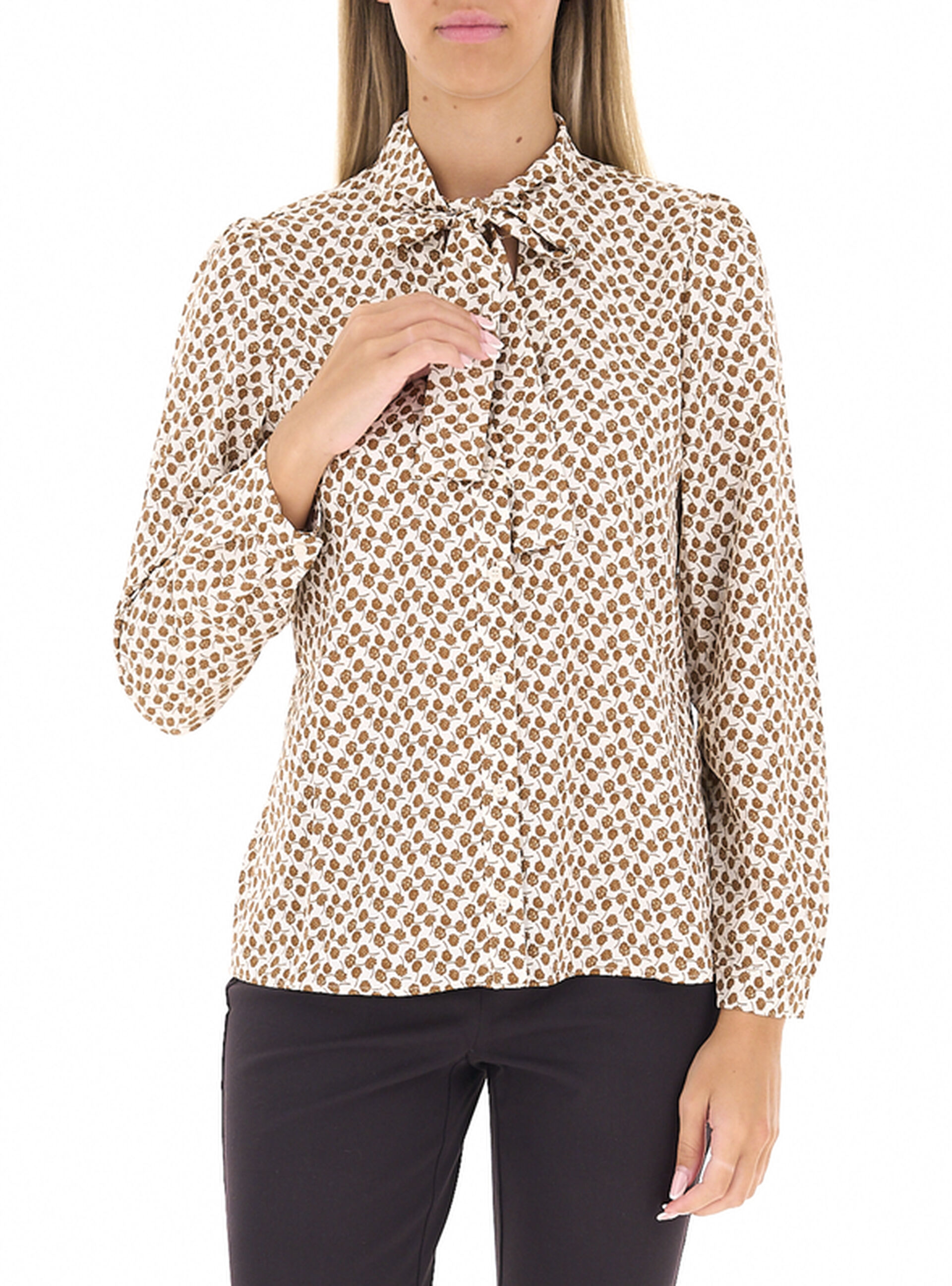 Blusa maniche lunghe BEIGE 50