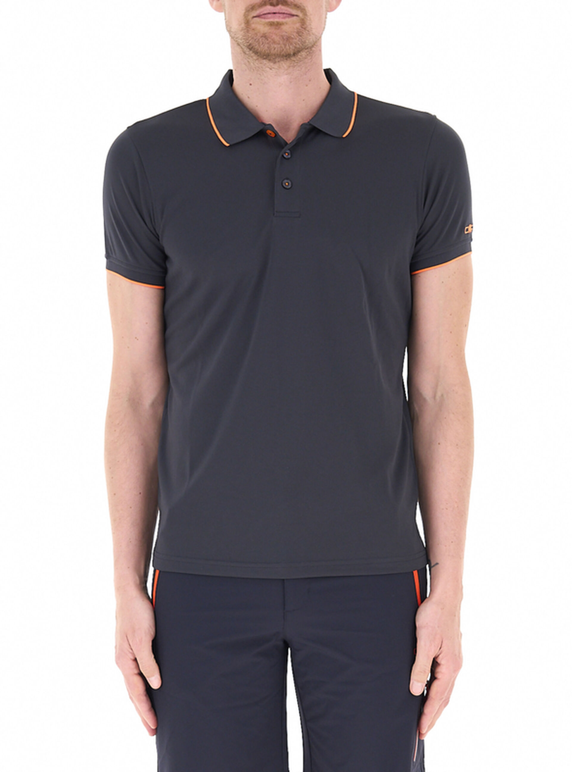 Polo tessuto tecnico ANTRACITE 52