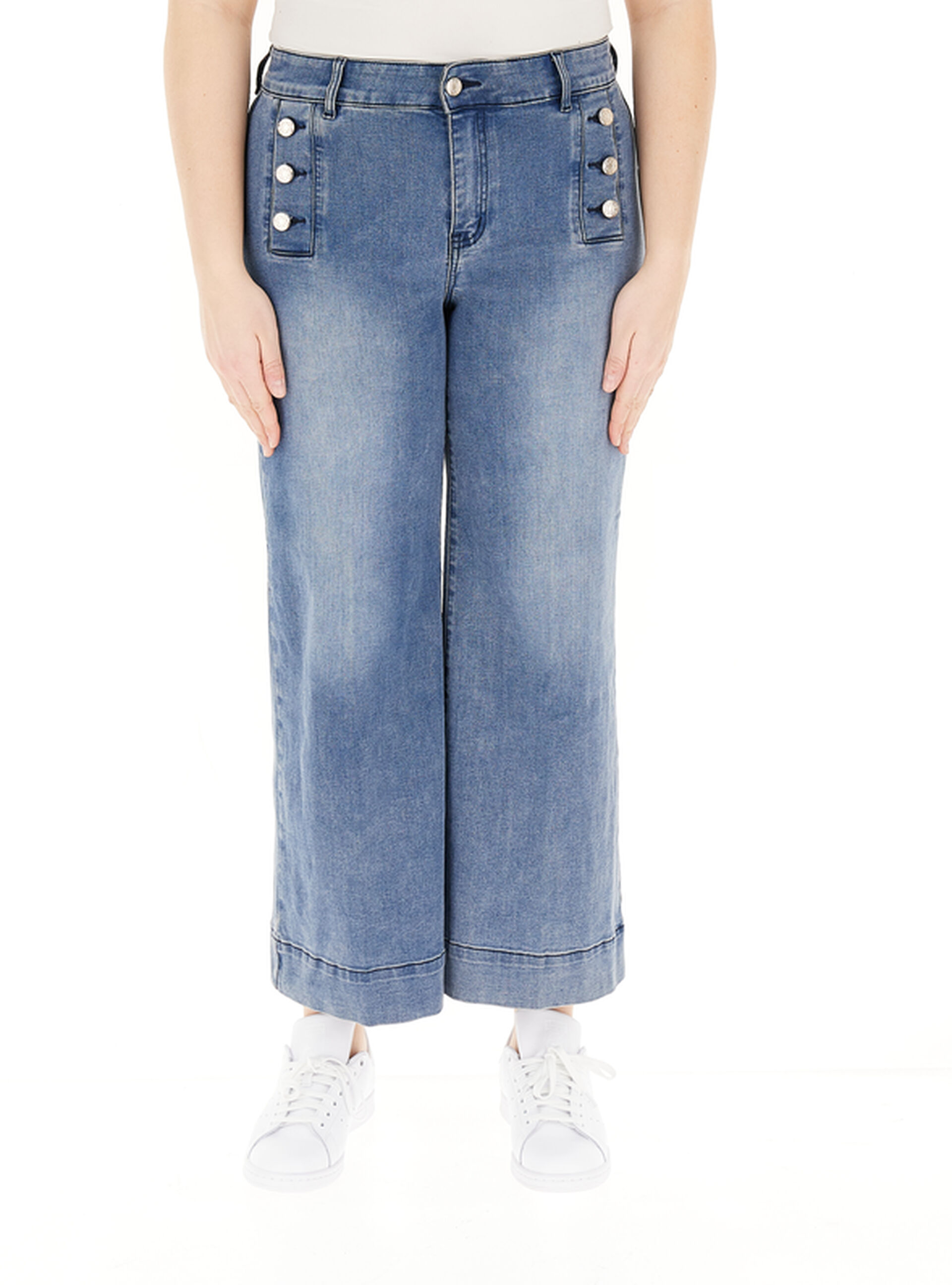 Pantalone wide leg BLU 48