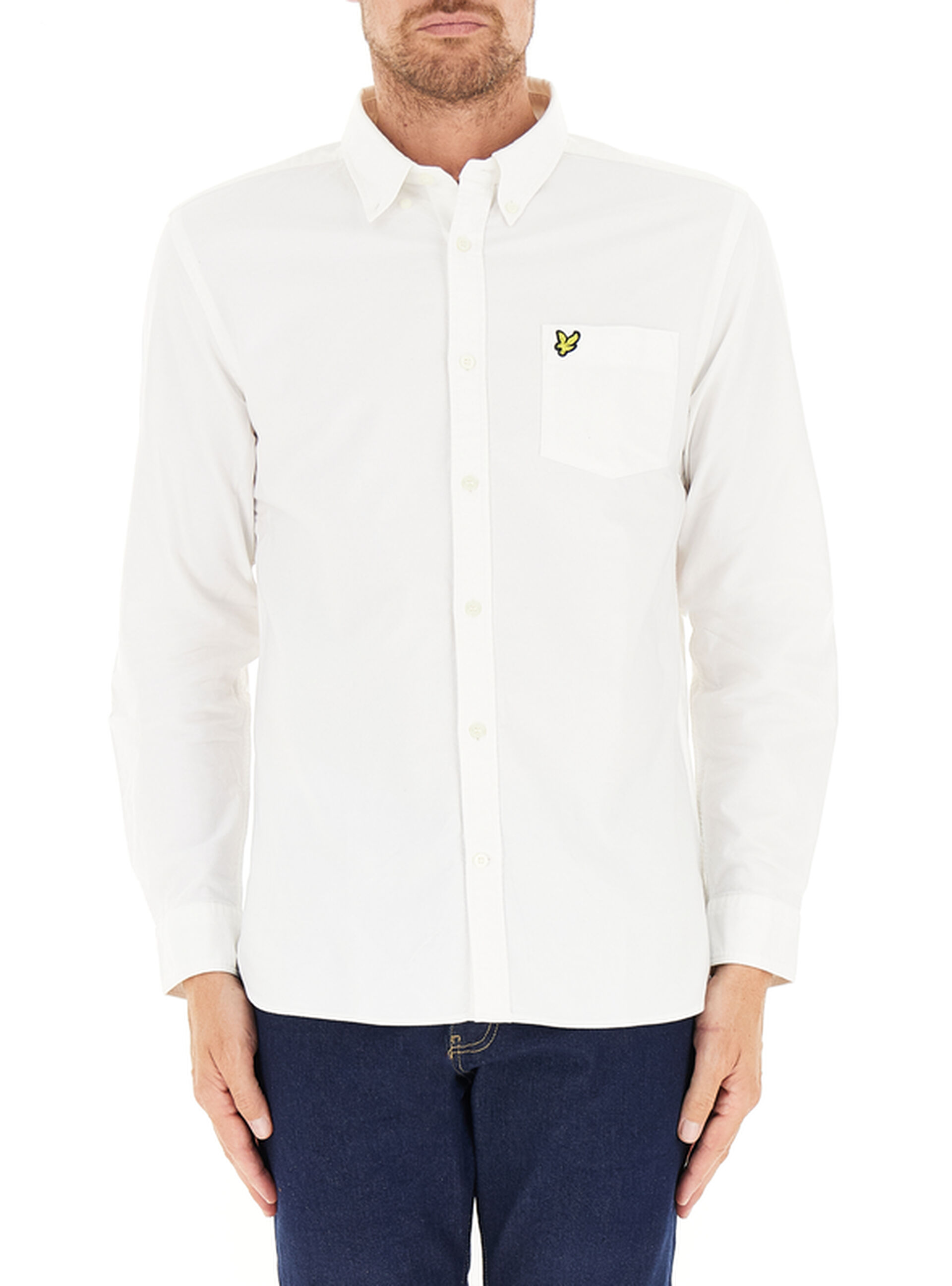 Camicia in cotone BIANCO