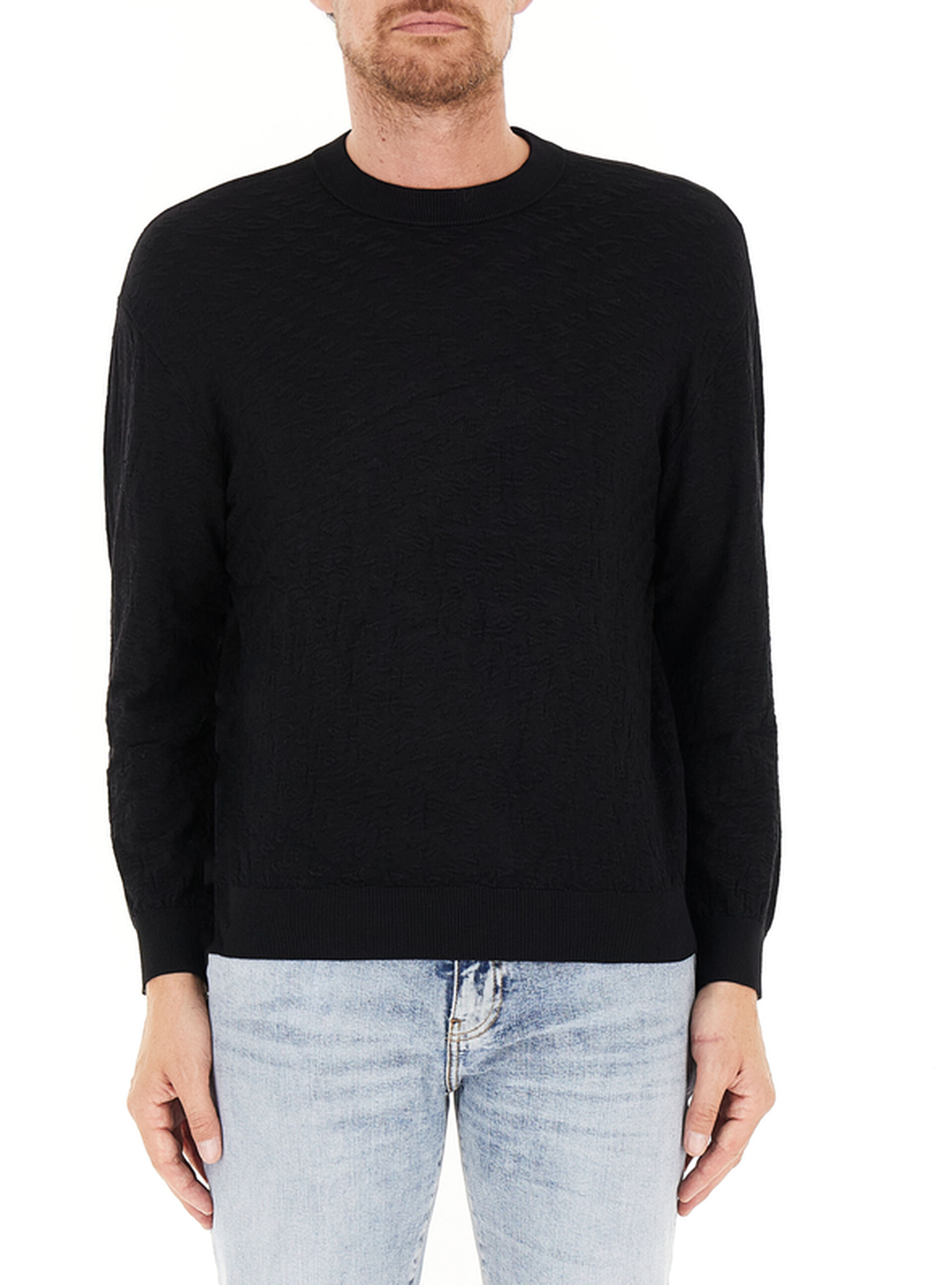 Maglia lavorata NERO XL