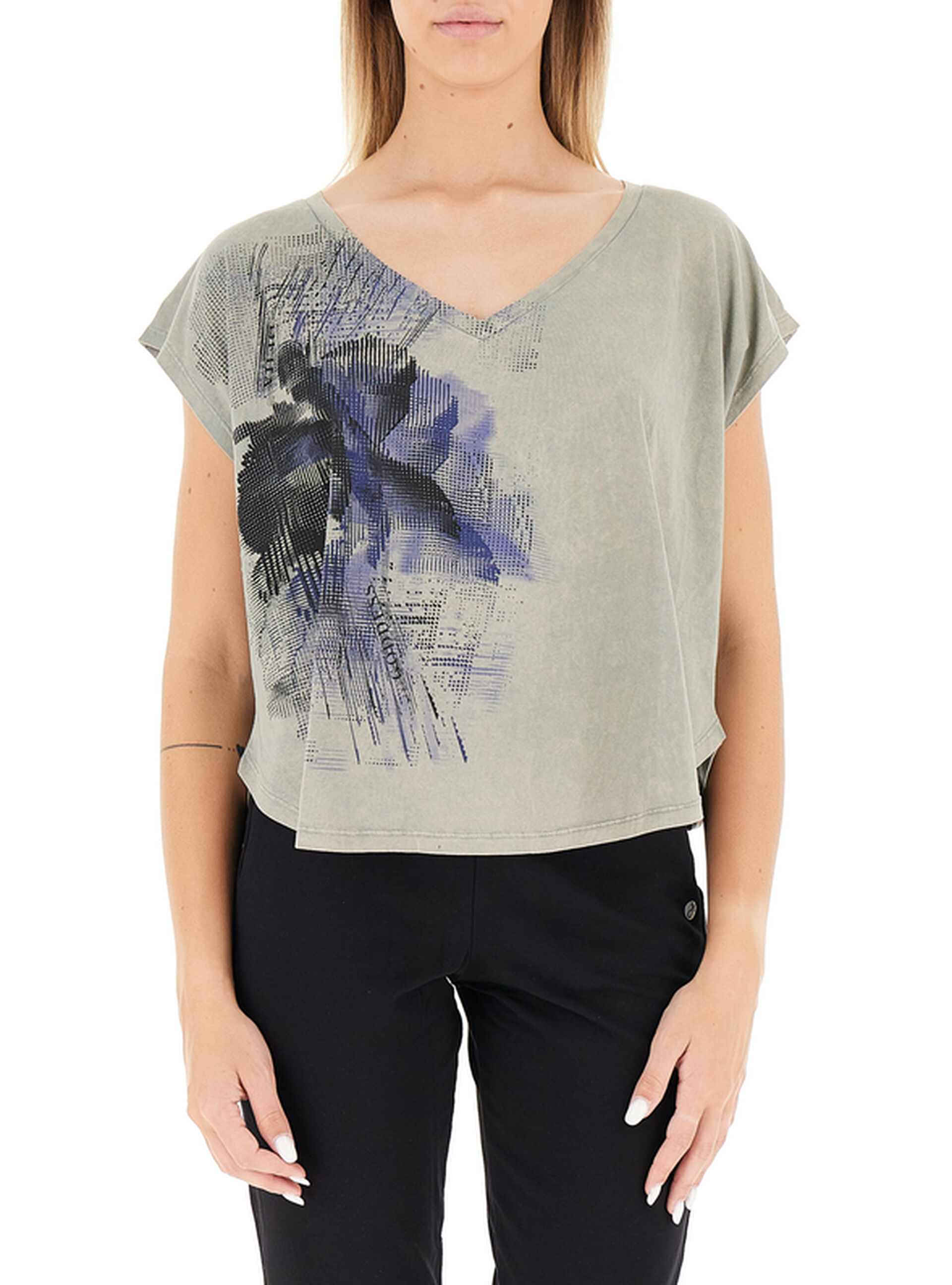DEHA T-shirt in cotone FANGO