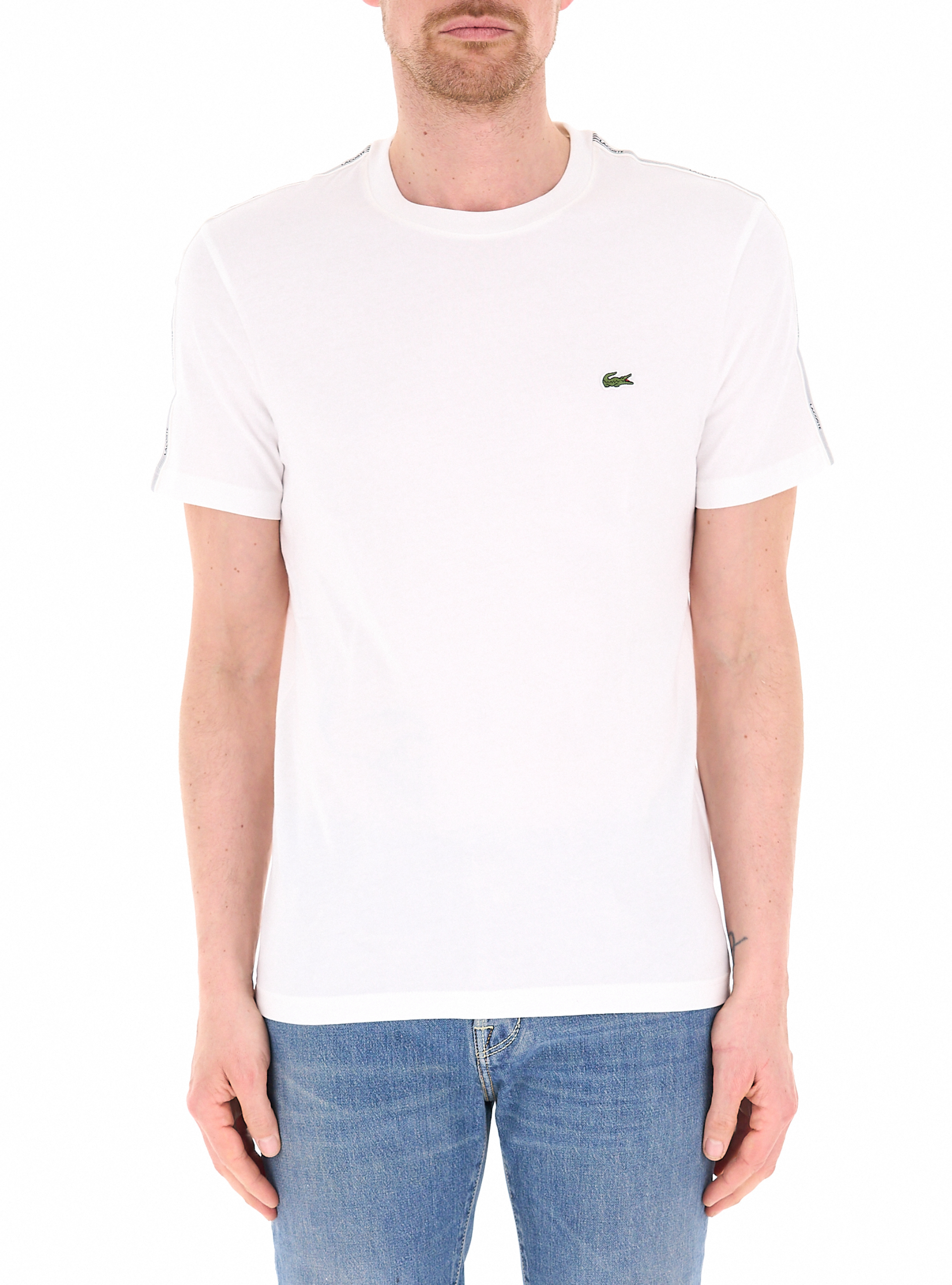 Lacoste T-shirt girocollo BIANCO