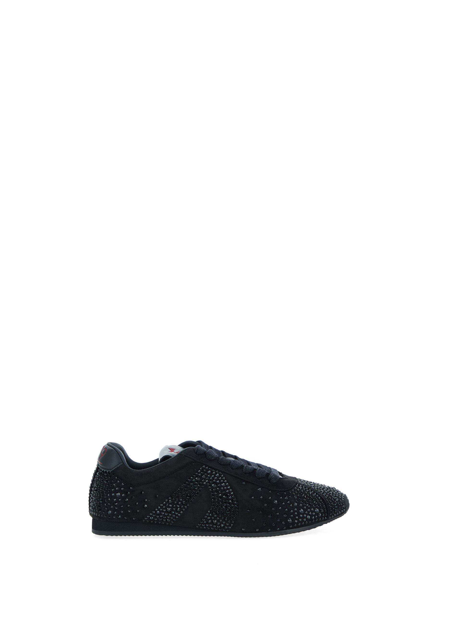 Sneakers con strass NERO