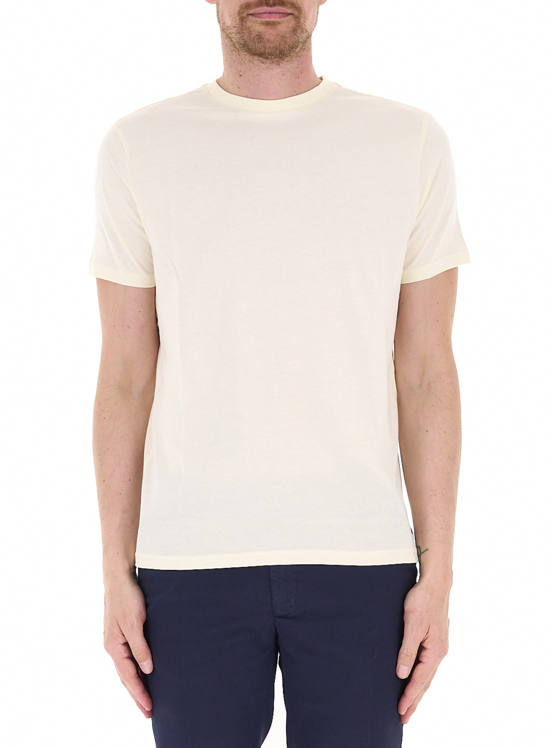 WEFT T-shirt girocollo BURRO