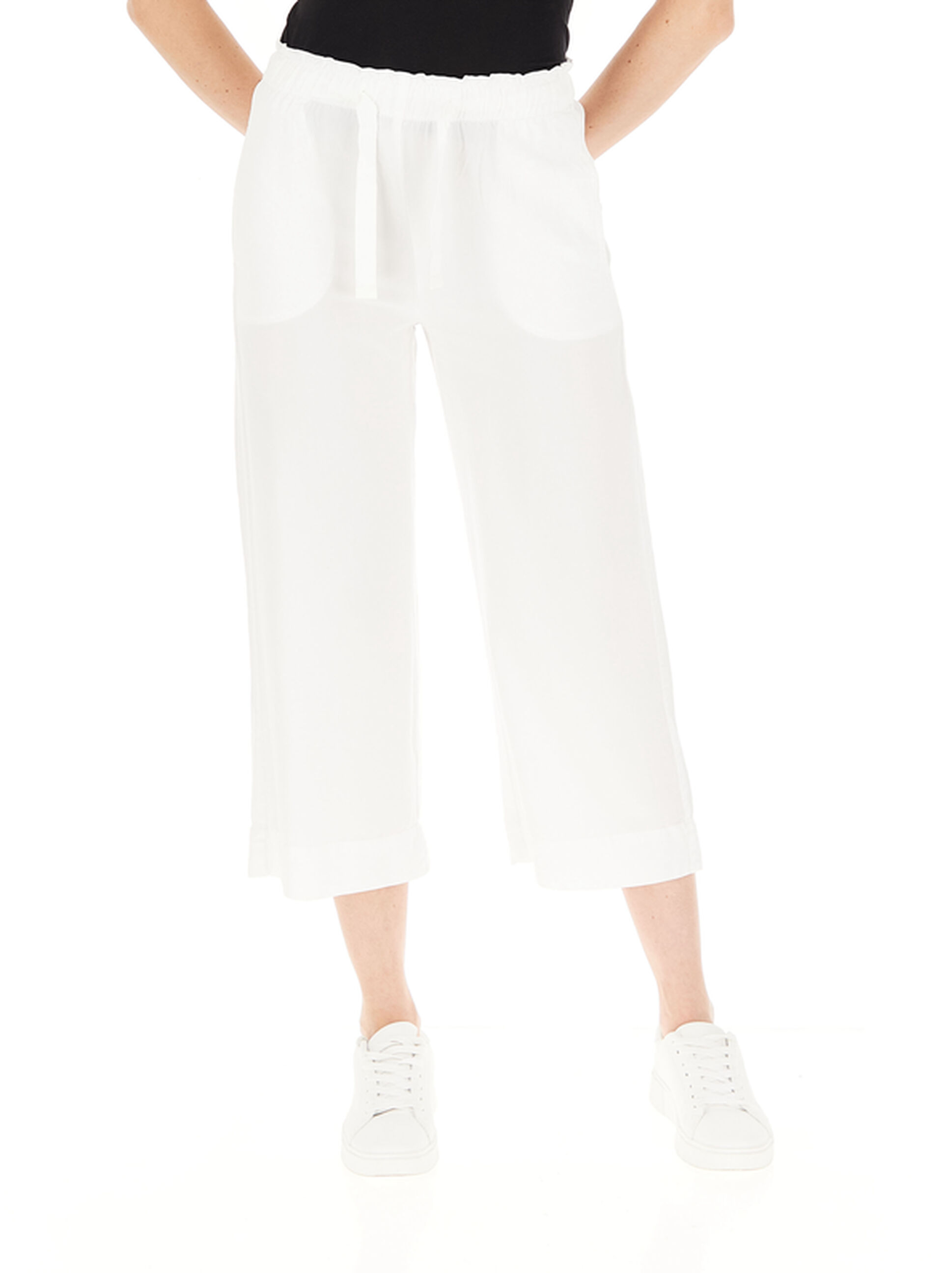 DEHA Pantalone cropped PANNA