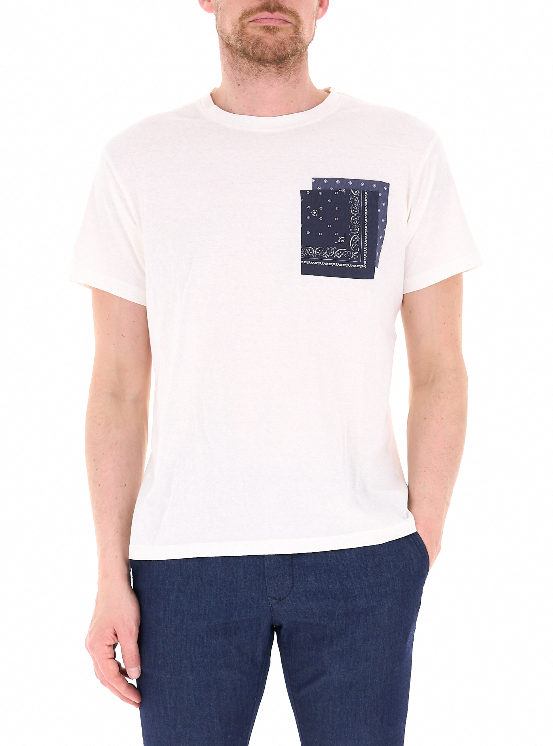 BOMBOOGIE T-shirt girocollo PANNA