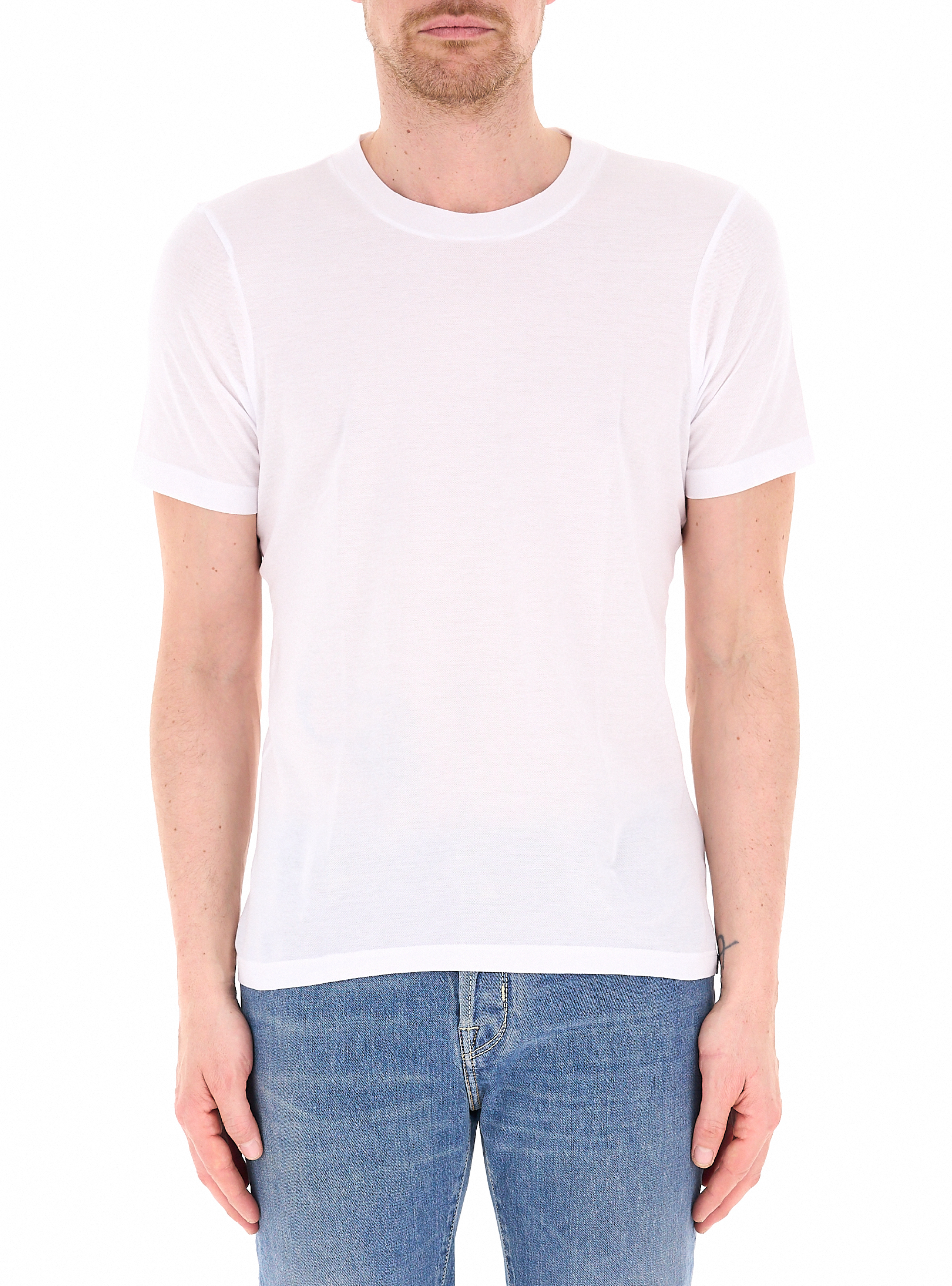 T-shirt girocollo BIANCO