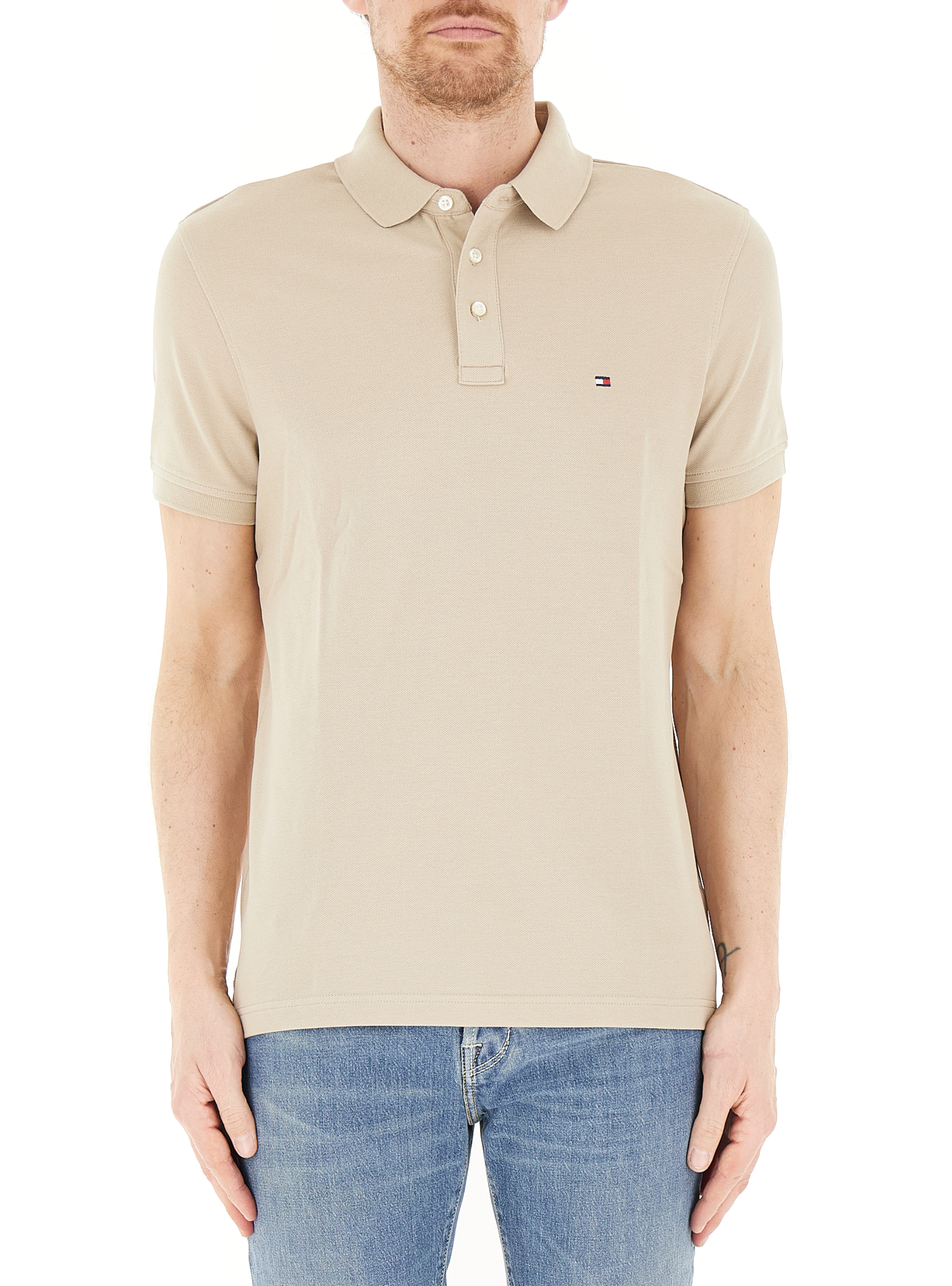 Polo in cotone BEIGE