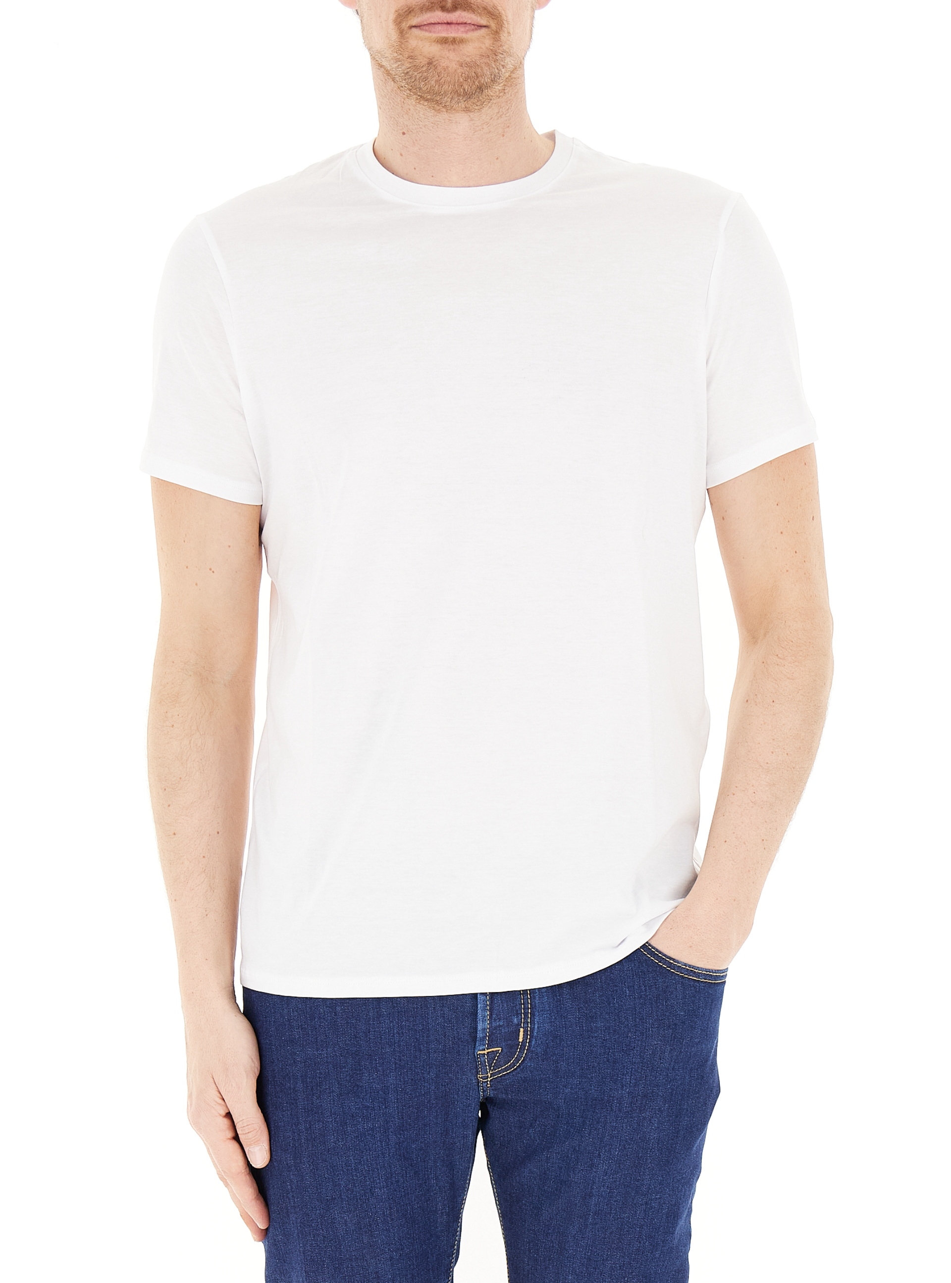 T-shirt girocollo BIANCO