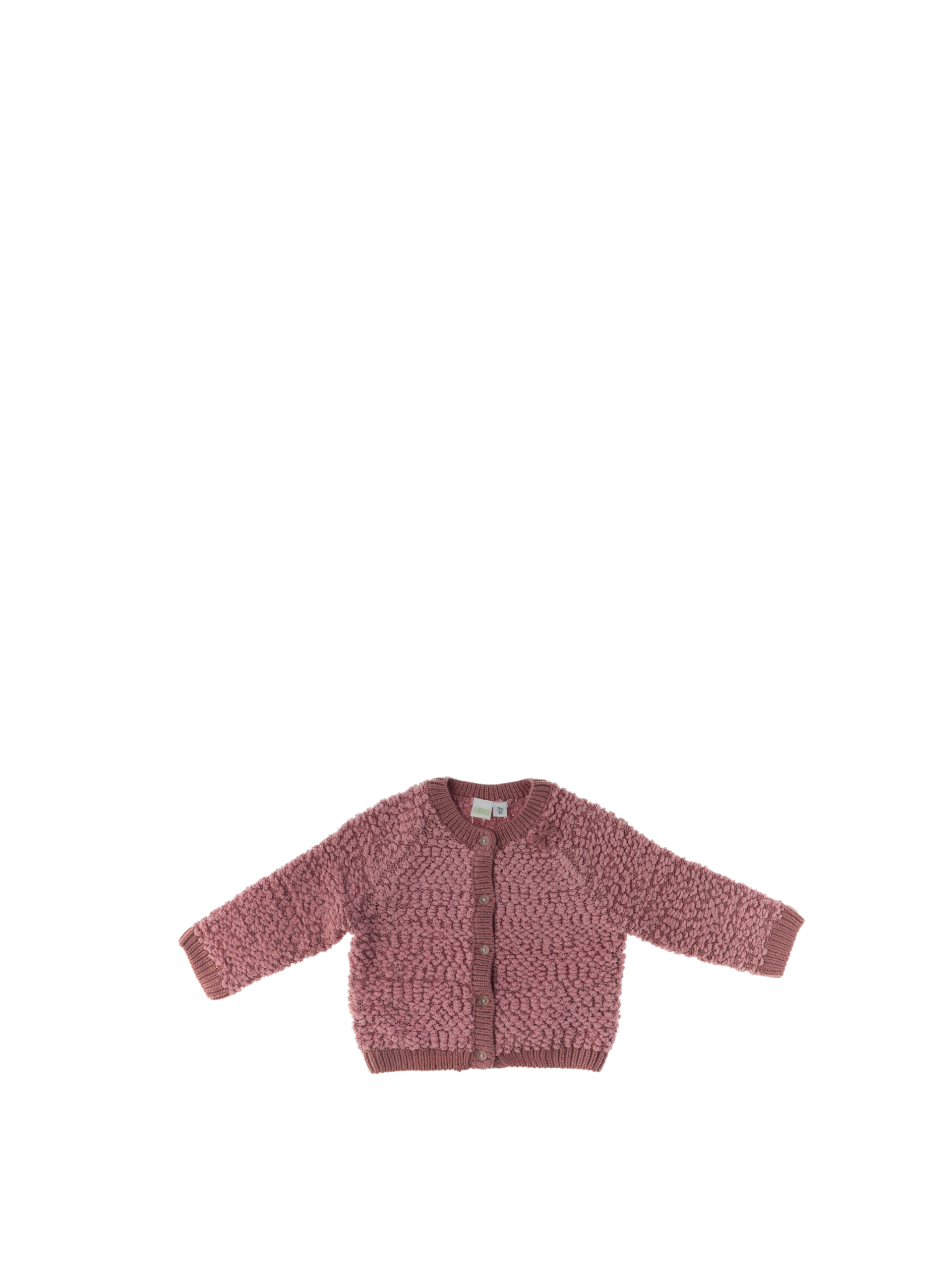 Cardigan maniche lunghe NURSERY ROSA ANTICO