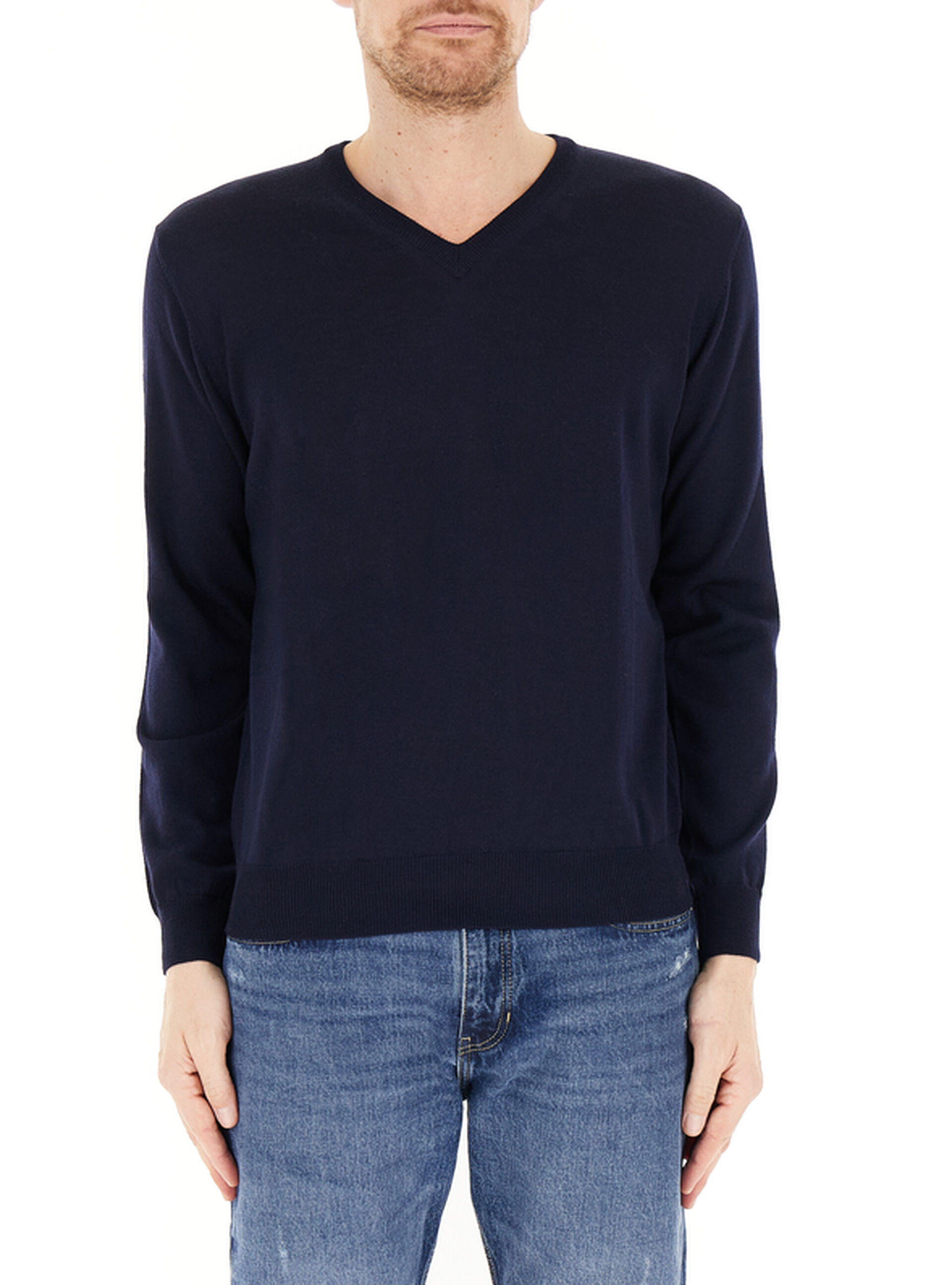 Maglione lana merino BLU NAVY 60
