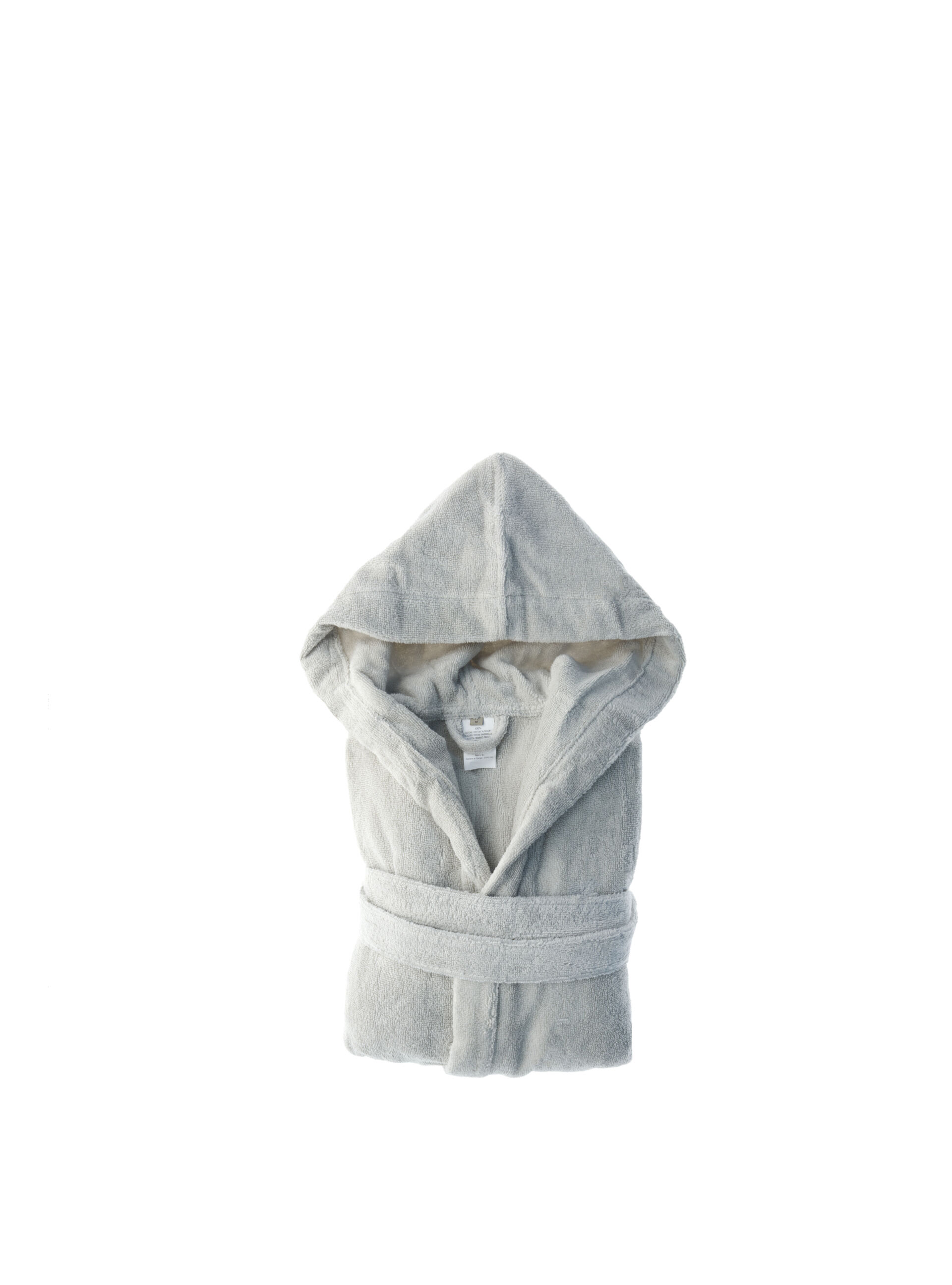 Accappatoio in cotone GRIGIO CHIARO L