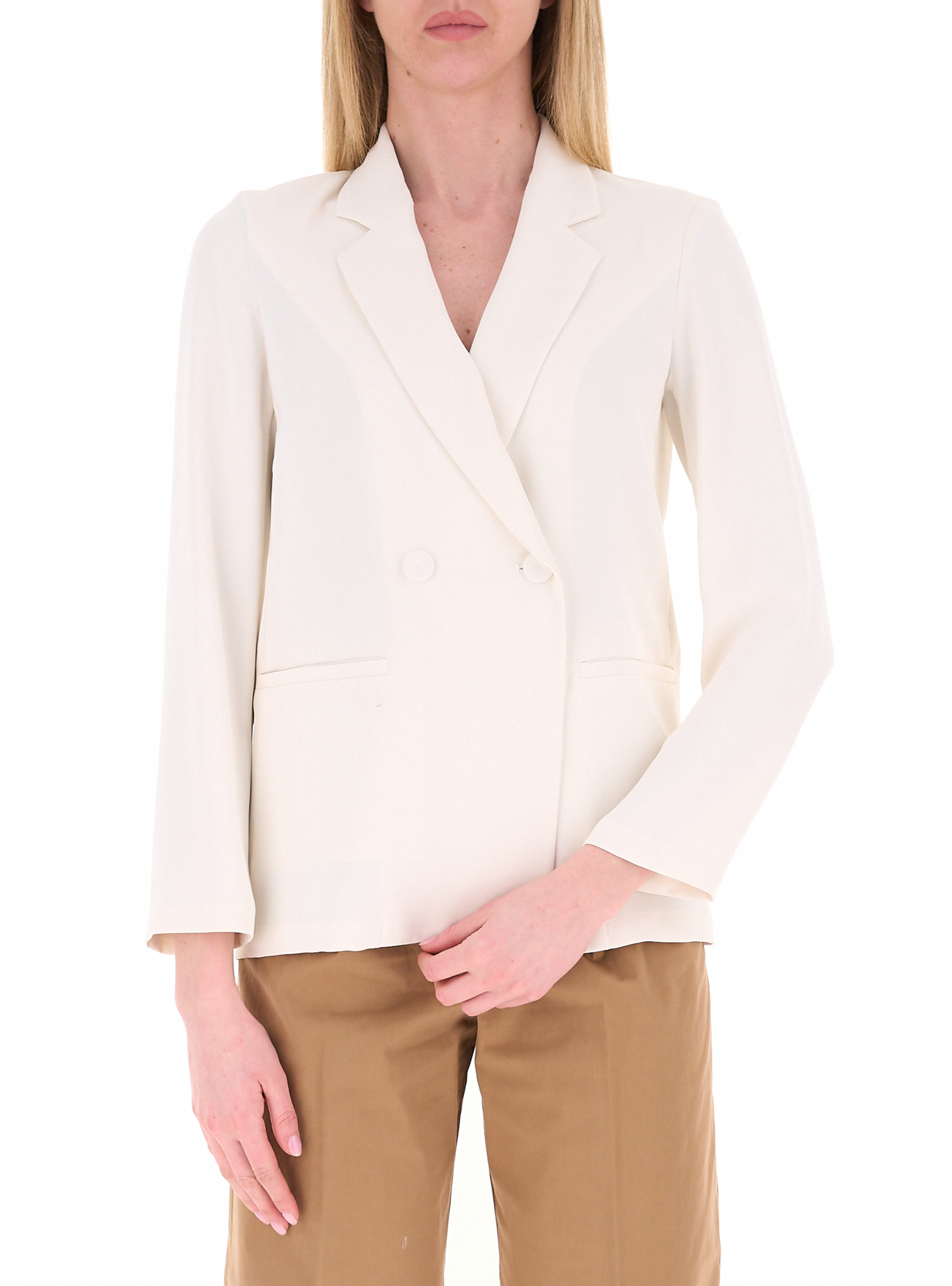 Blazer doppiopetto CREMA 44