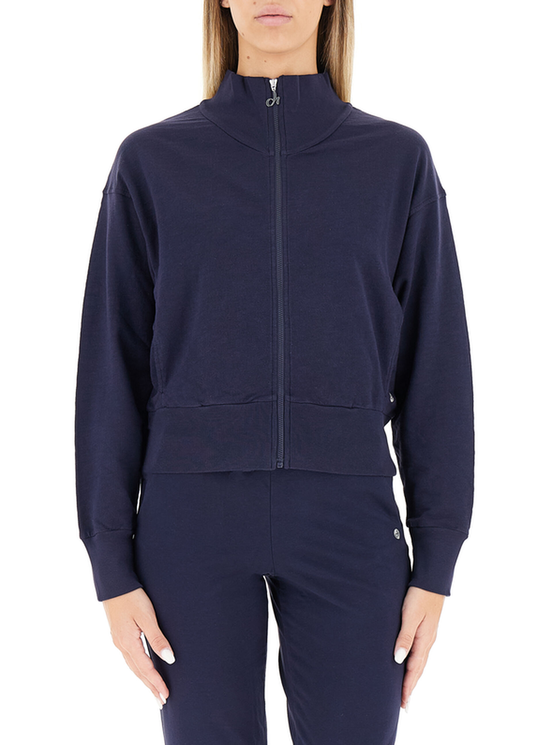 DEHA Felpa in cotone BLU NOTTE S
