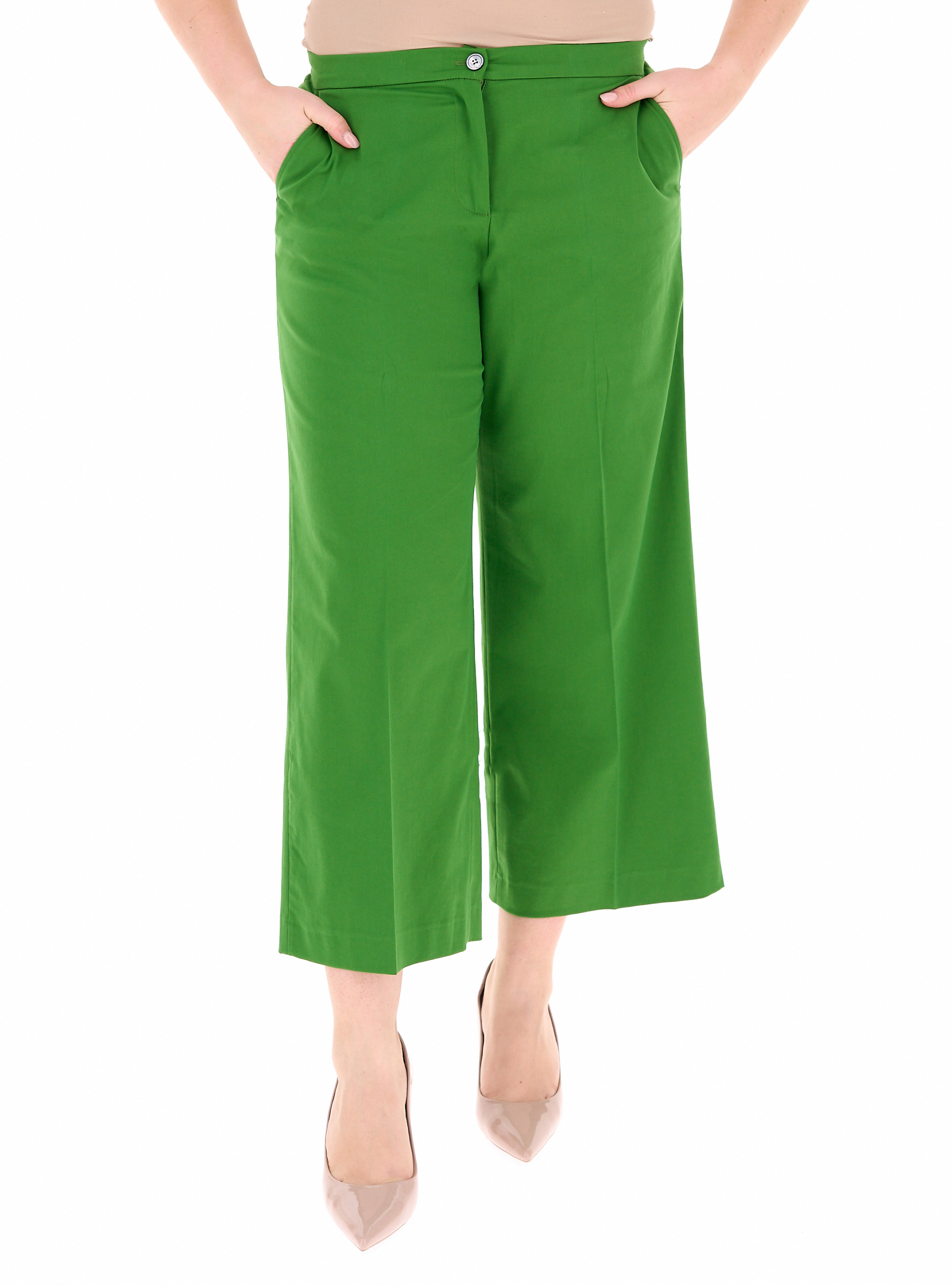 Pantalone misto cotone VERDE 54
