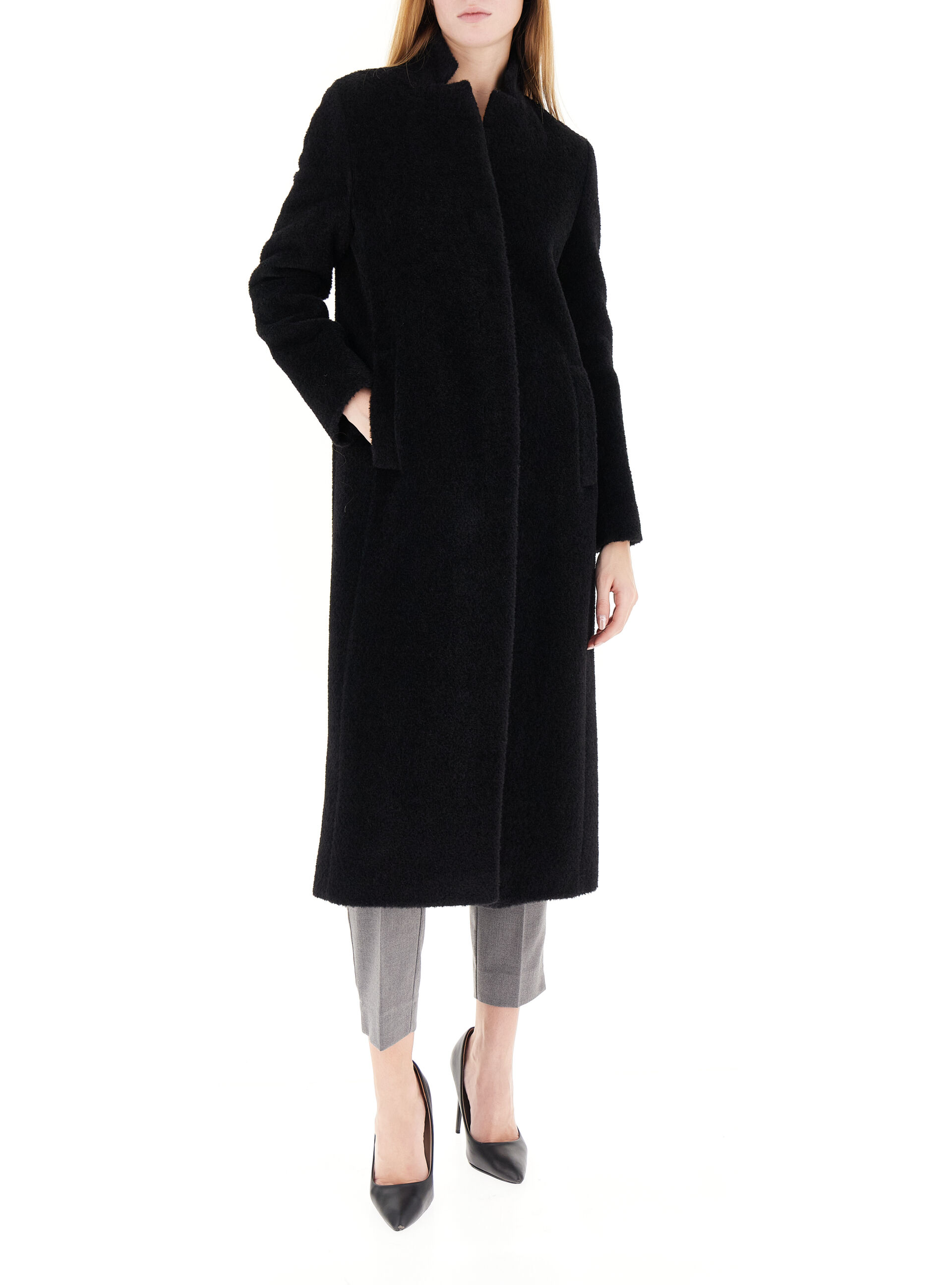 CINZIA ROCCA Cappotto in lana NERO
