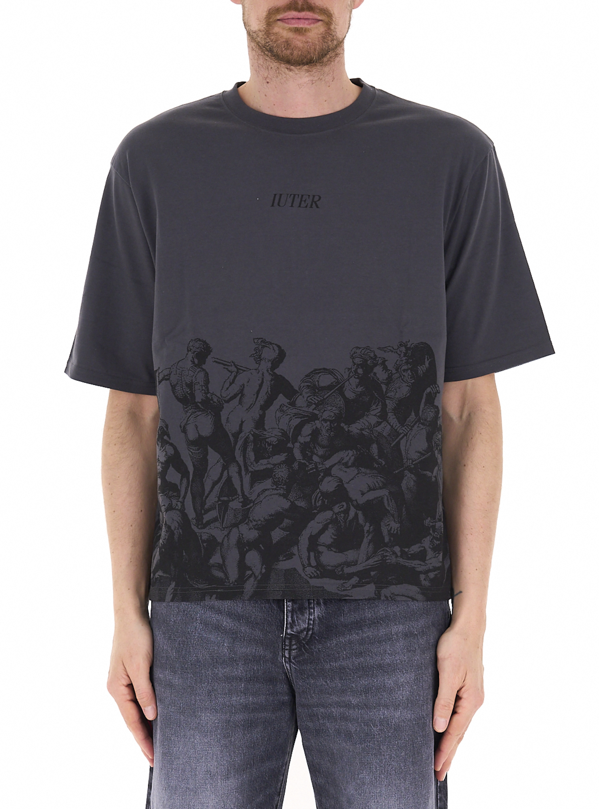 IUTER T-shirt girocollo ANTRACITE