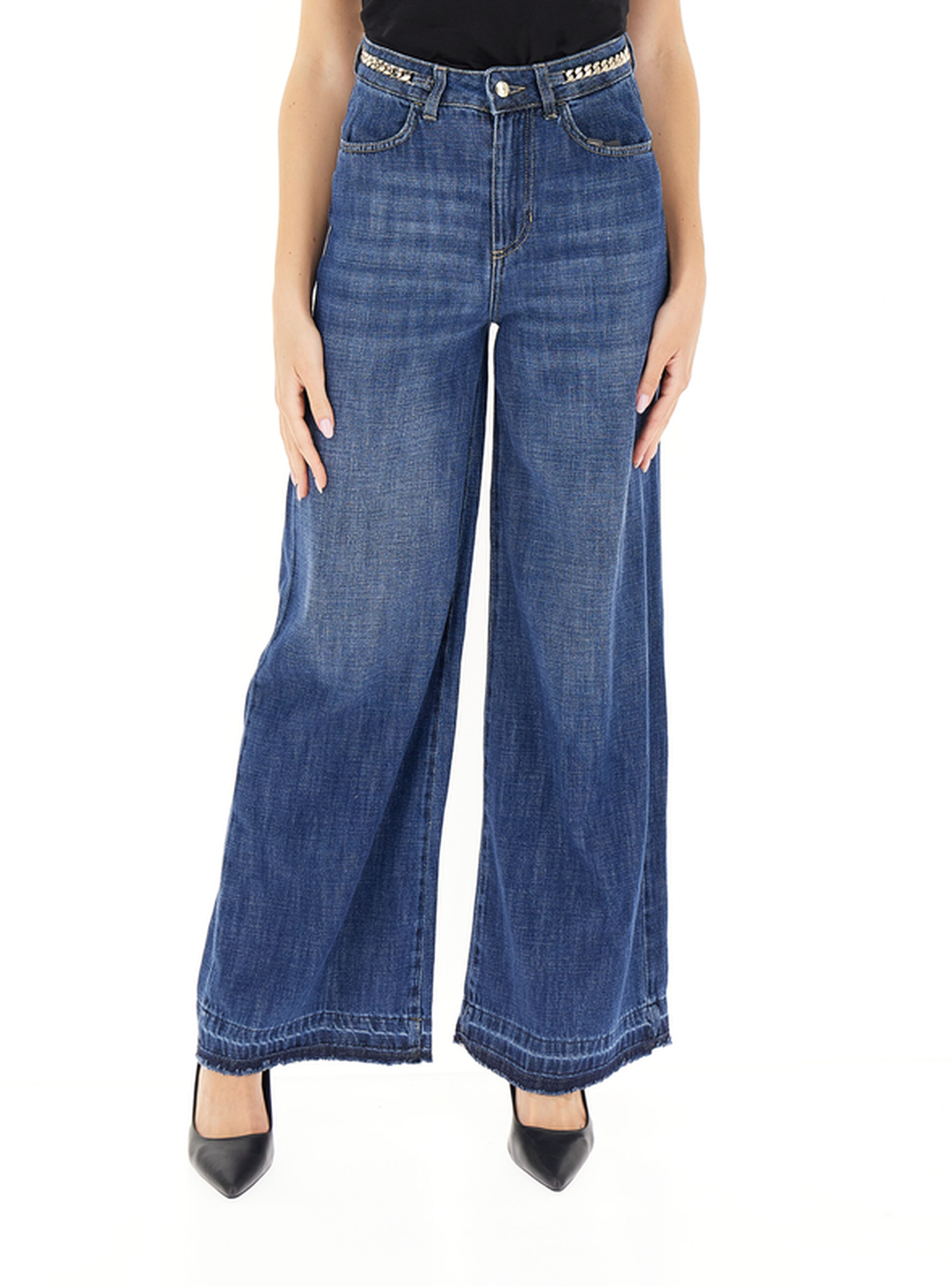 KOCCA Jeans wide leg BLU 46