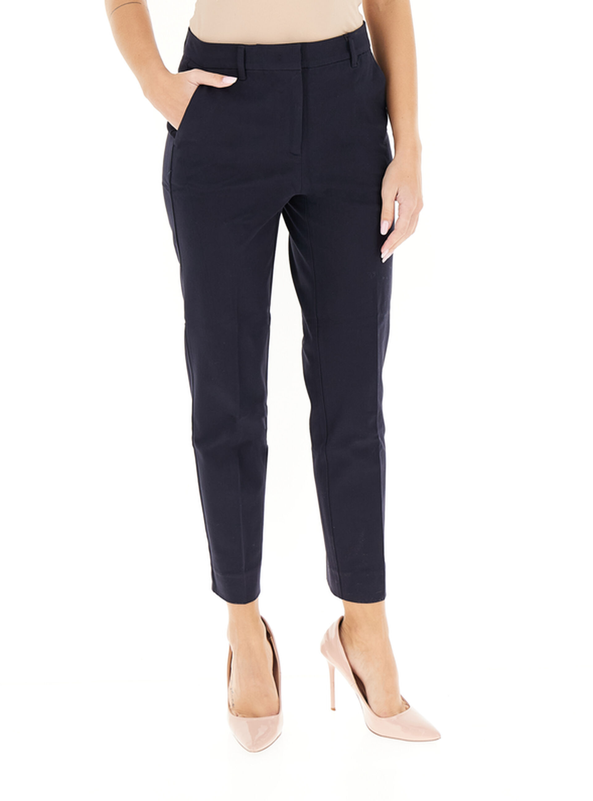 Pantalone a sigaretta BLU NAVY 50