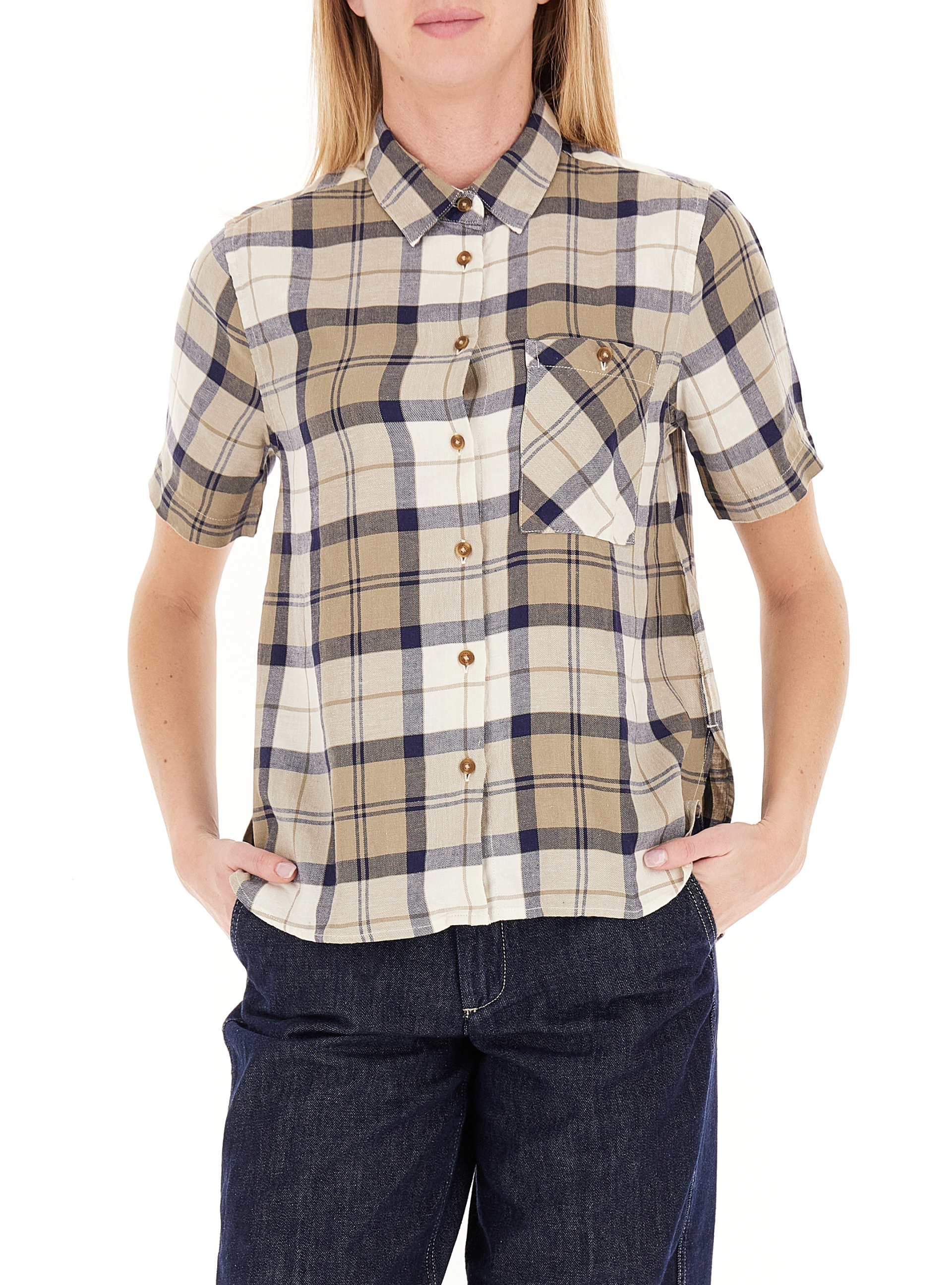 Barbour Camicia a quadri BEIGE