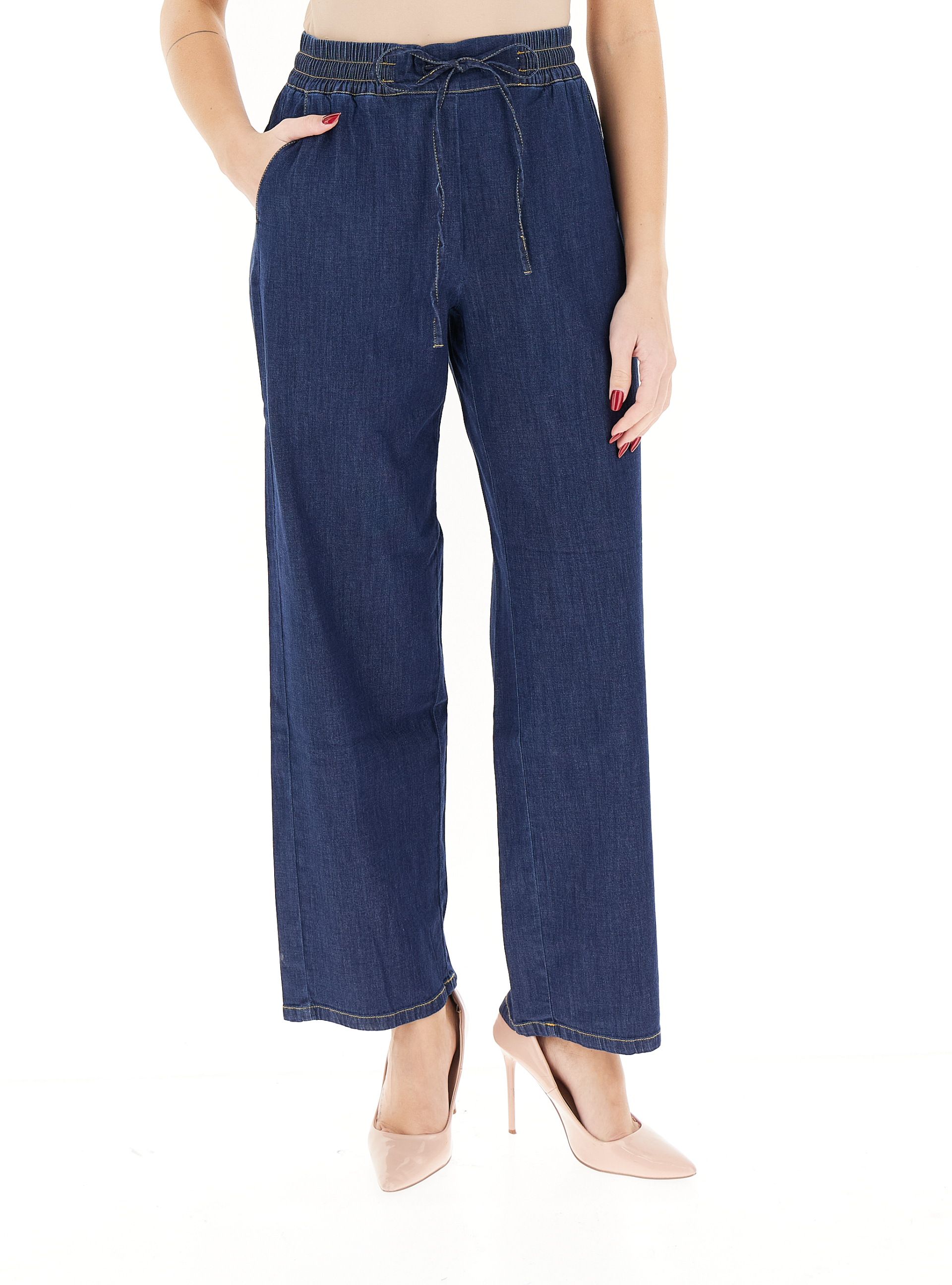 Pantalone wide leg BLU