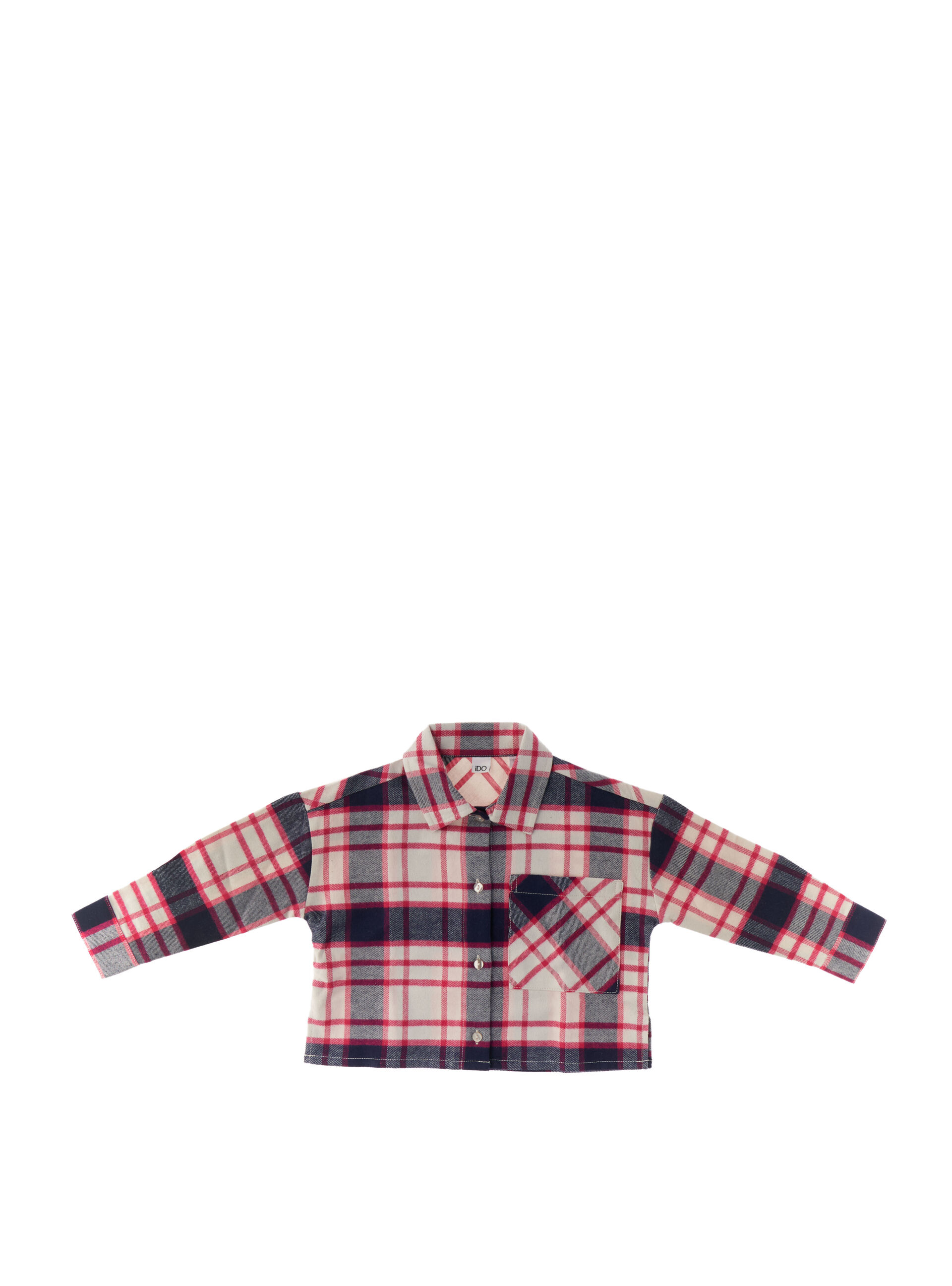 IDO Camicia a quadri PORPORA