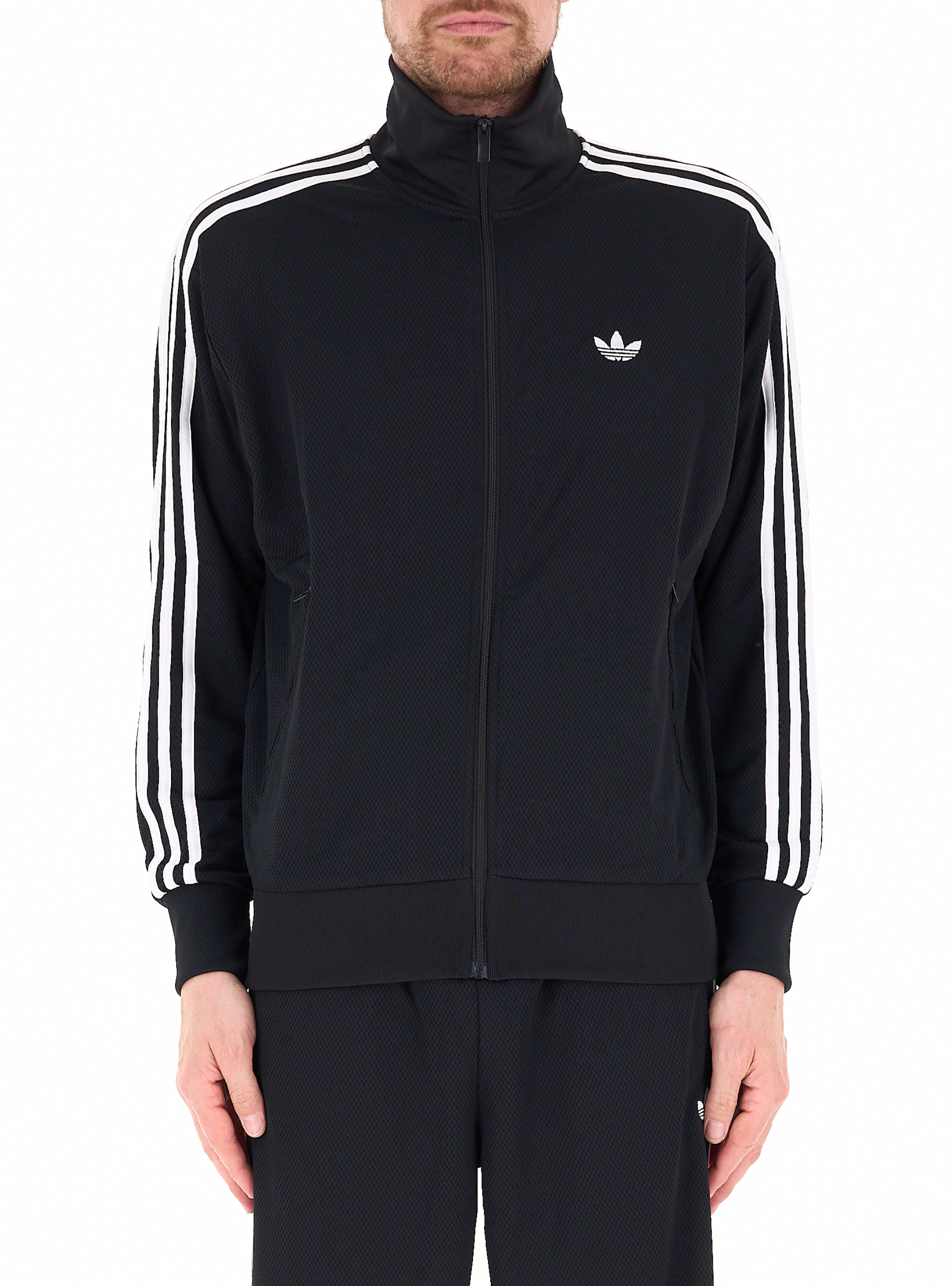 Adidas Felpa con zip NERO M