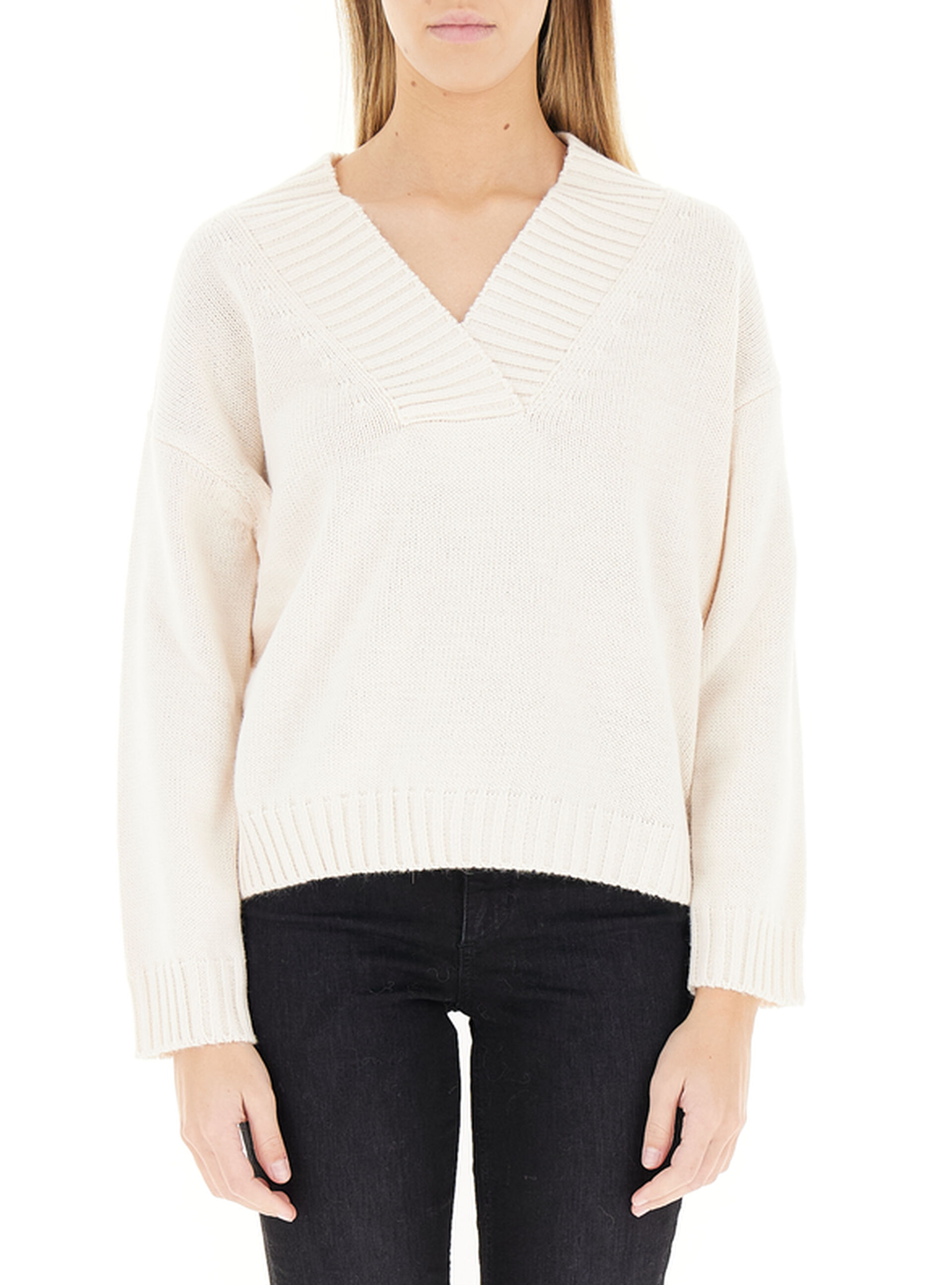 Maglione misto lana BURRO XS