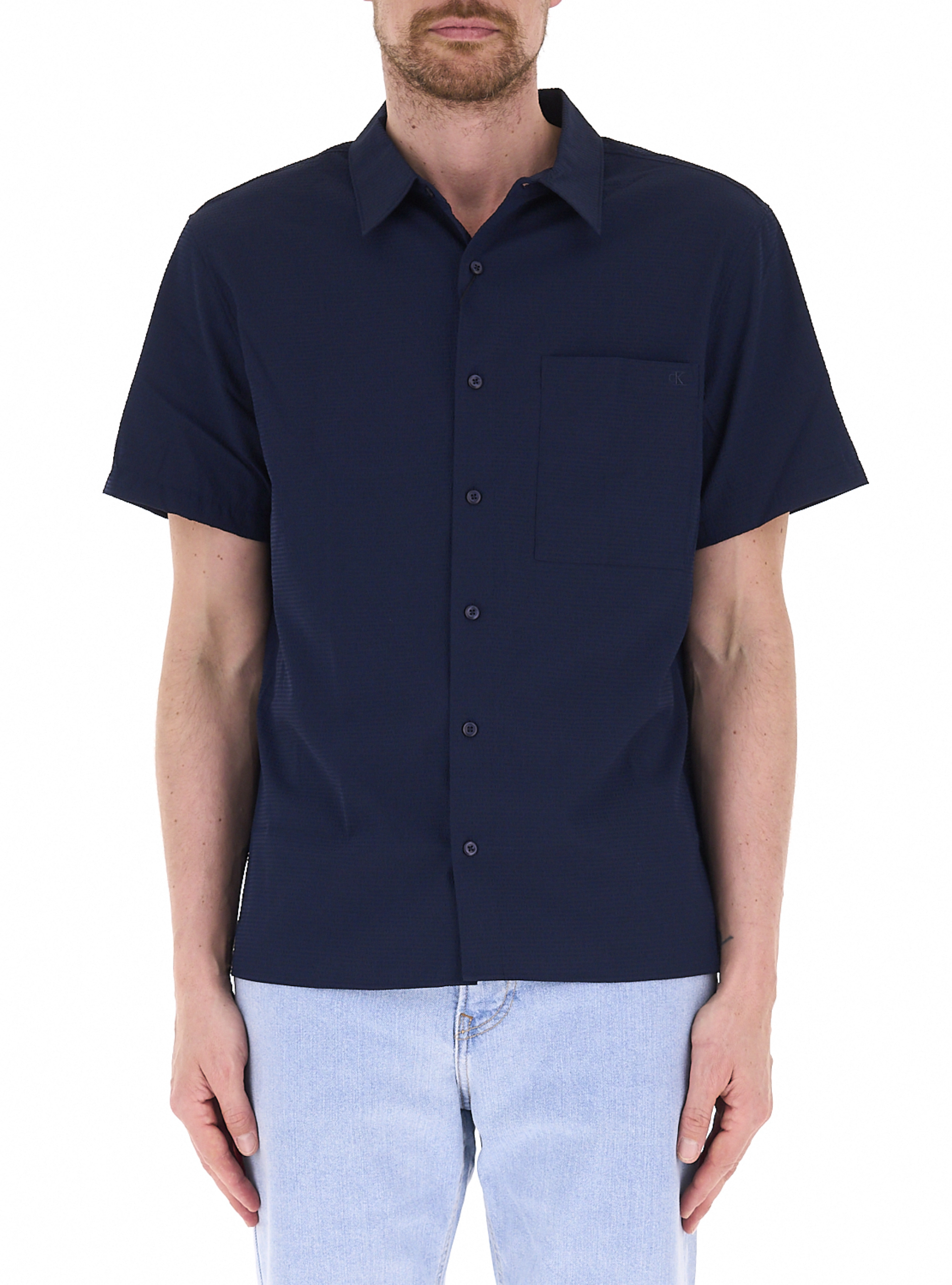 Camicia maniche corte BLU NAVY