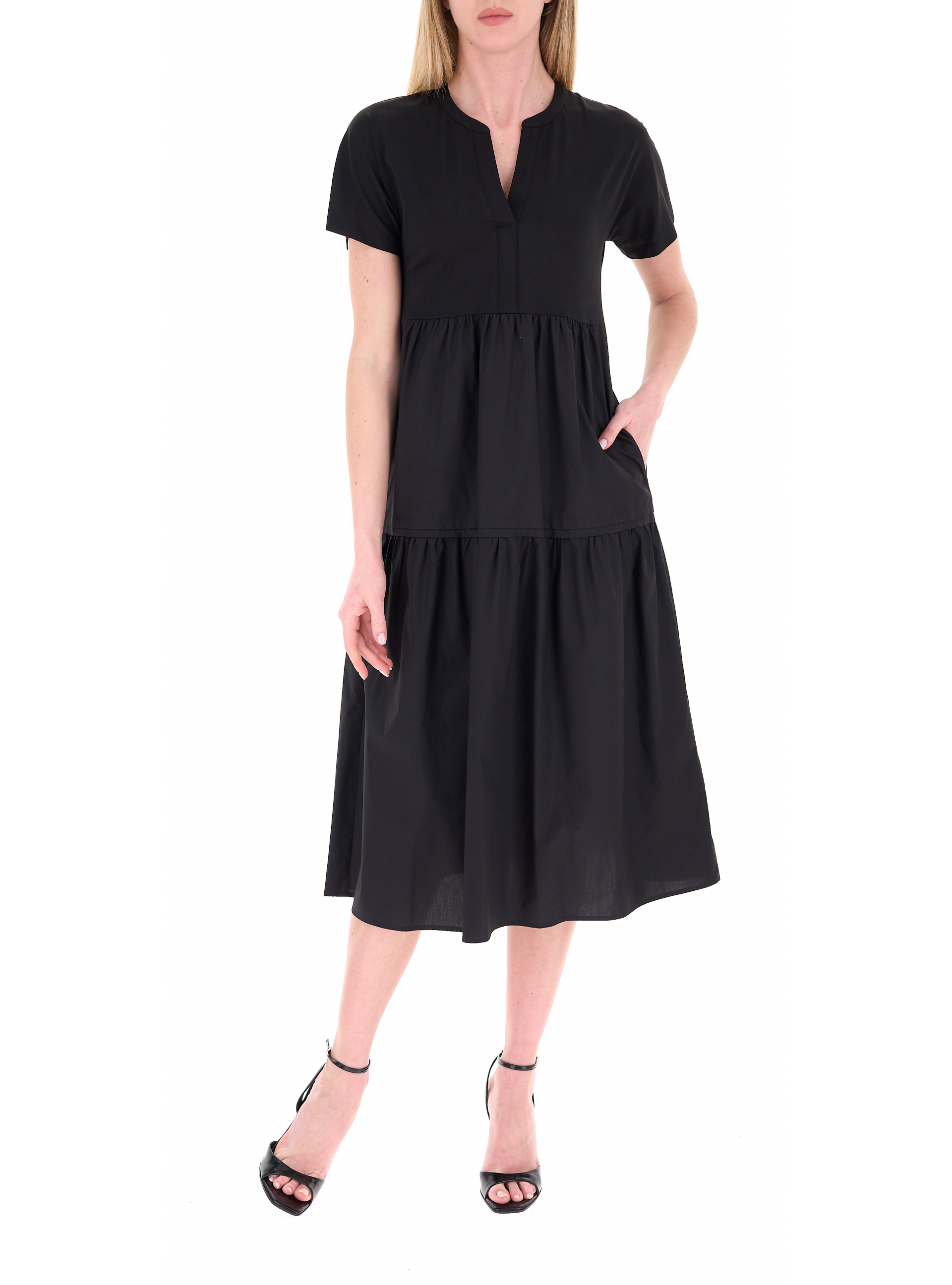 Abito in cotone NERO XL