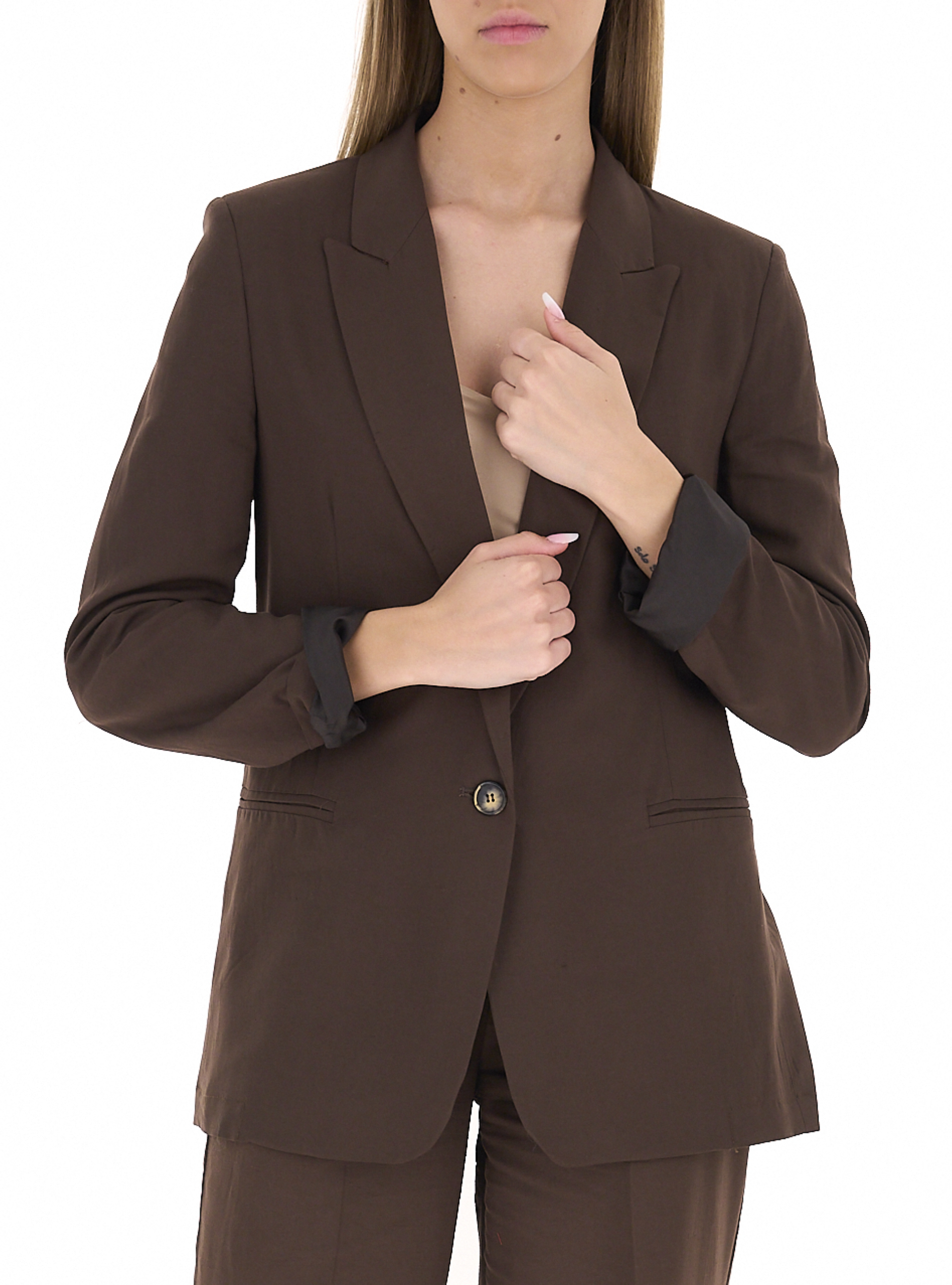 Blazer misto viscosa TESTA DI MORO M
