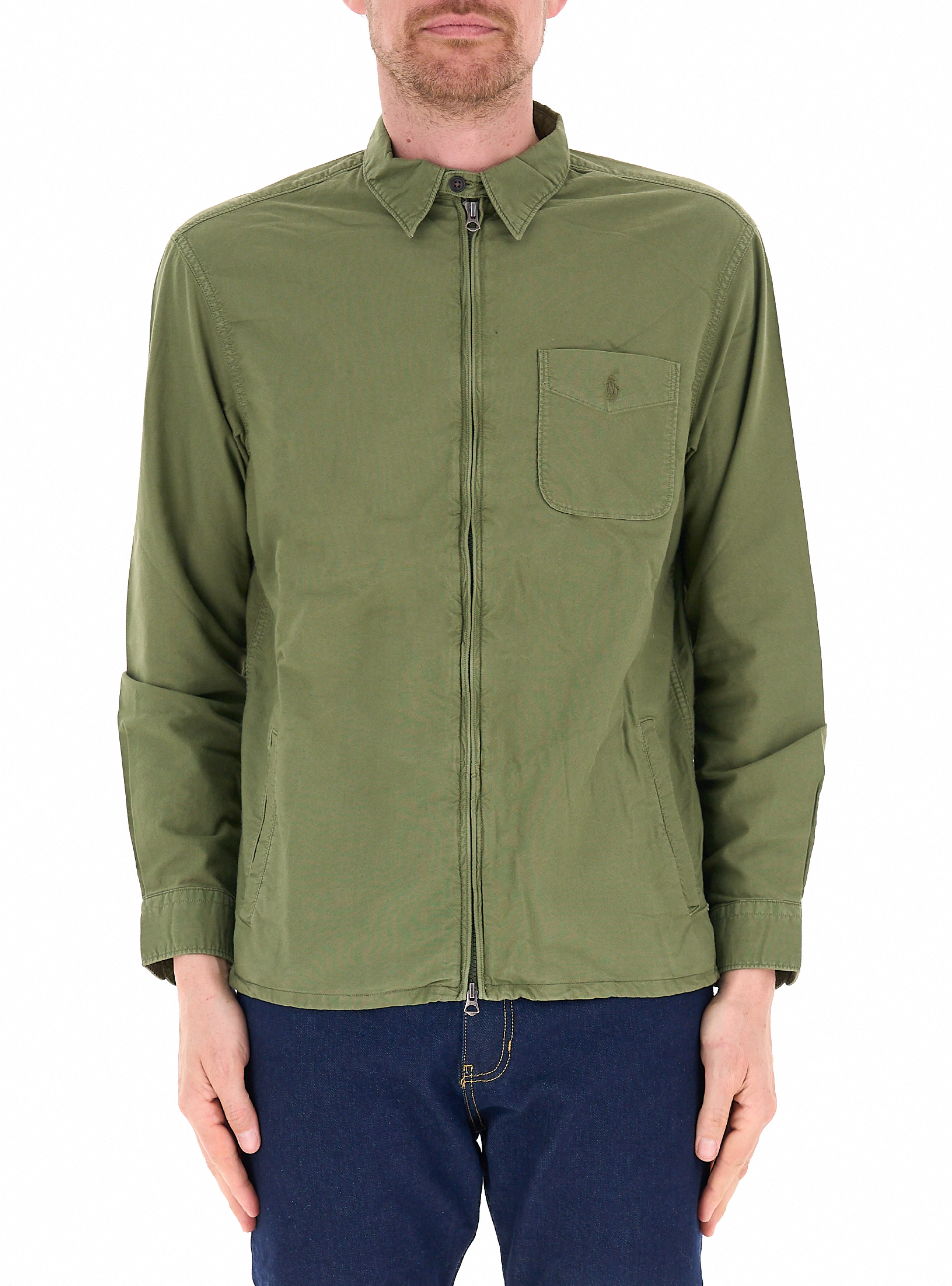 Camicia maniche lunghe POLO VERDE MILITARE L