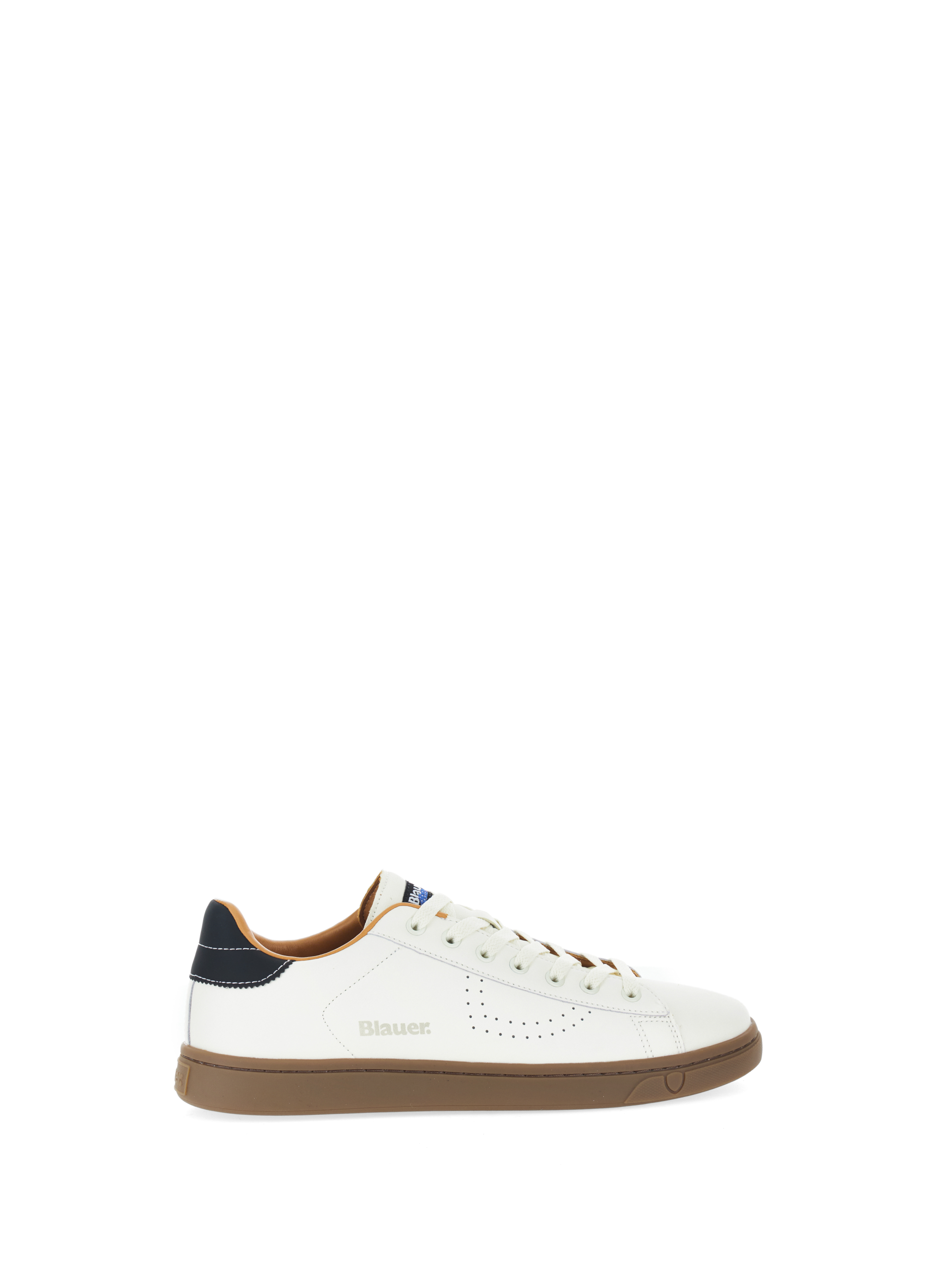 Blauer Sneakers in pelle CREMA