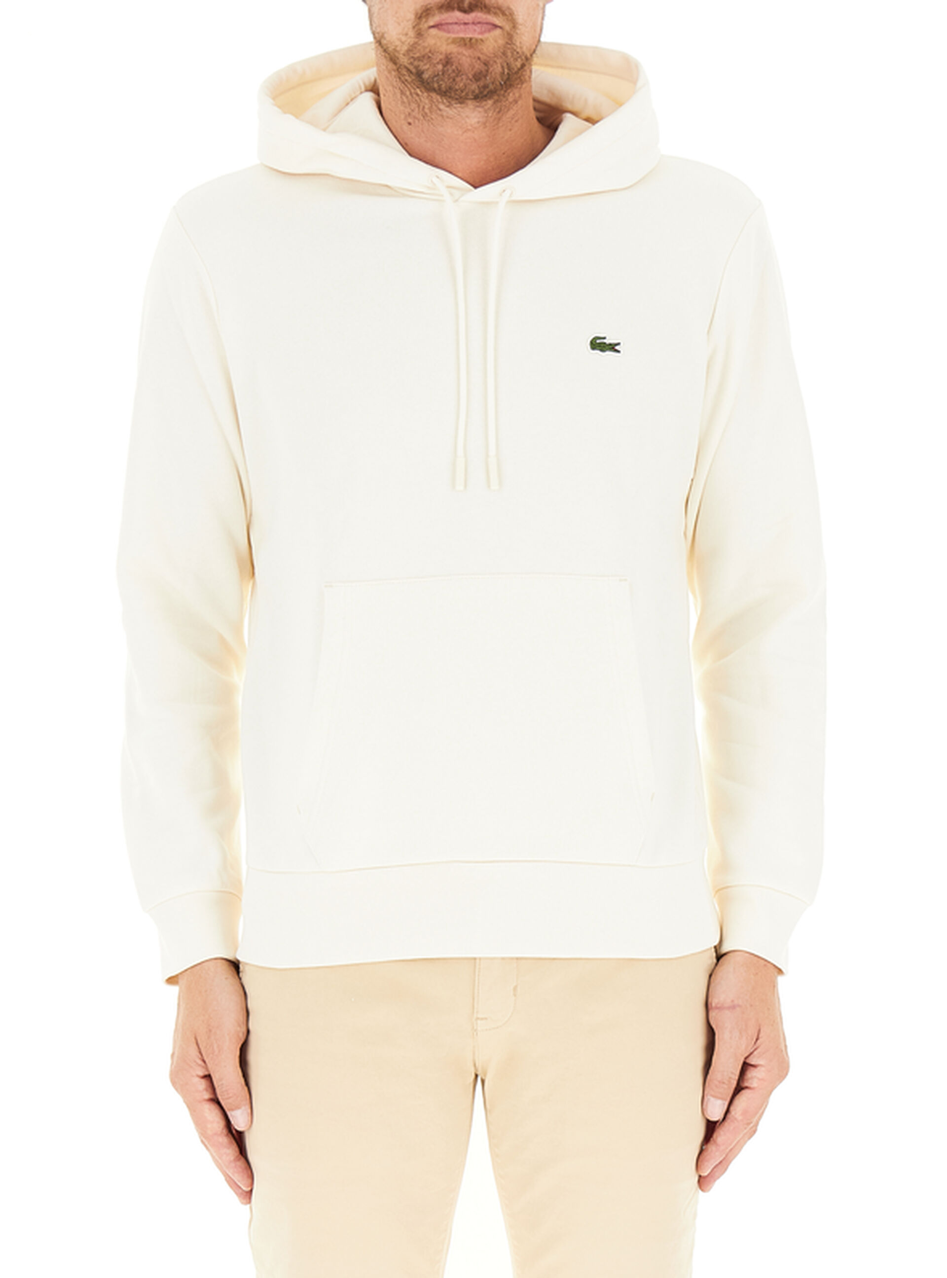 Lacoste Felpa con cappuccio BURRO