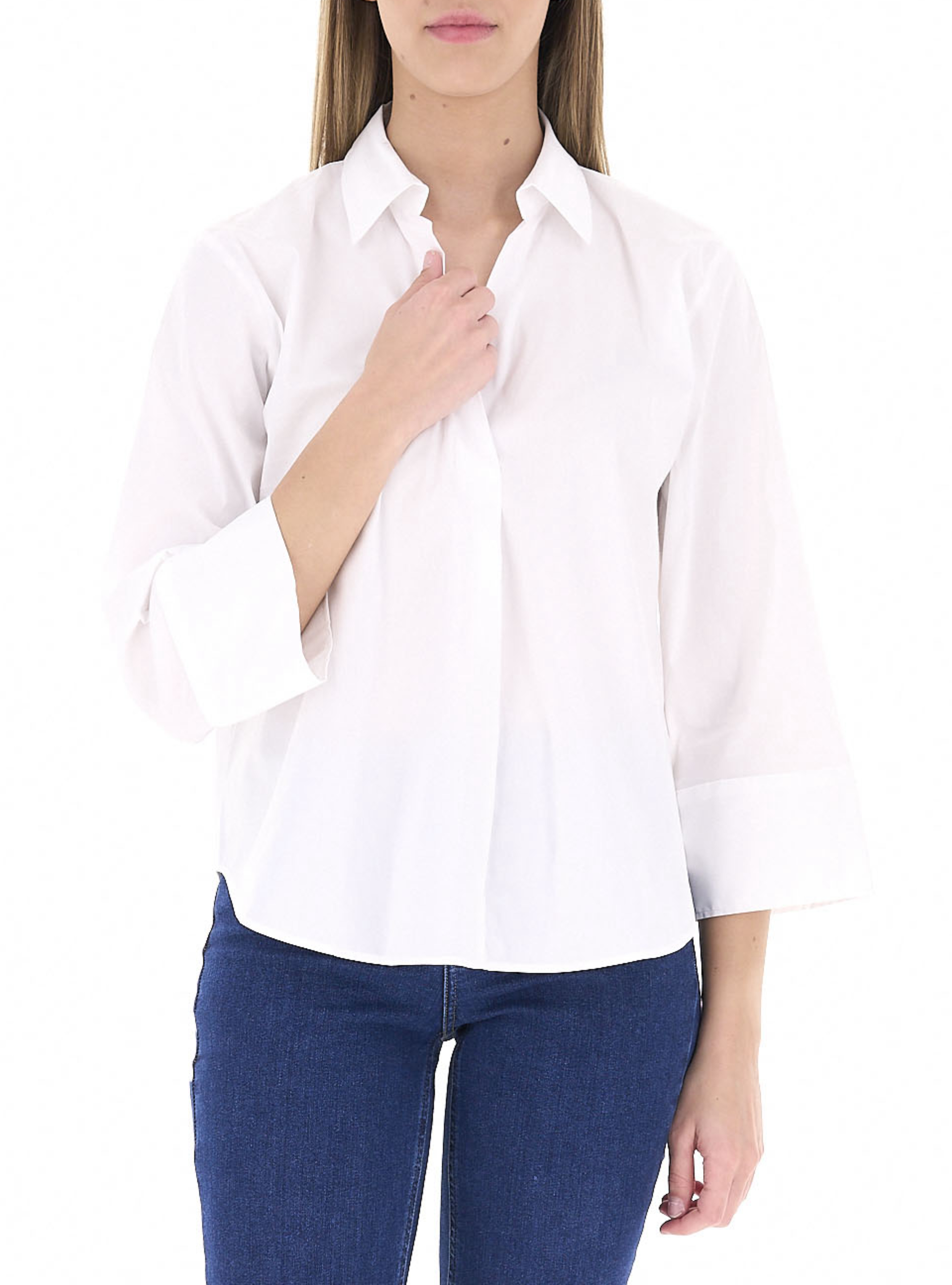 Blusa maniche lunghe PANNA