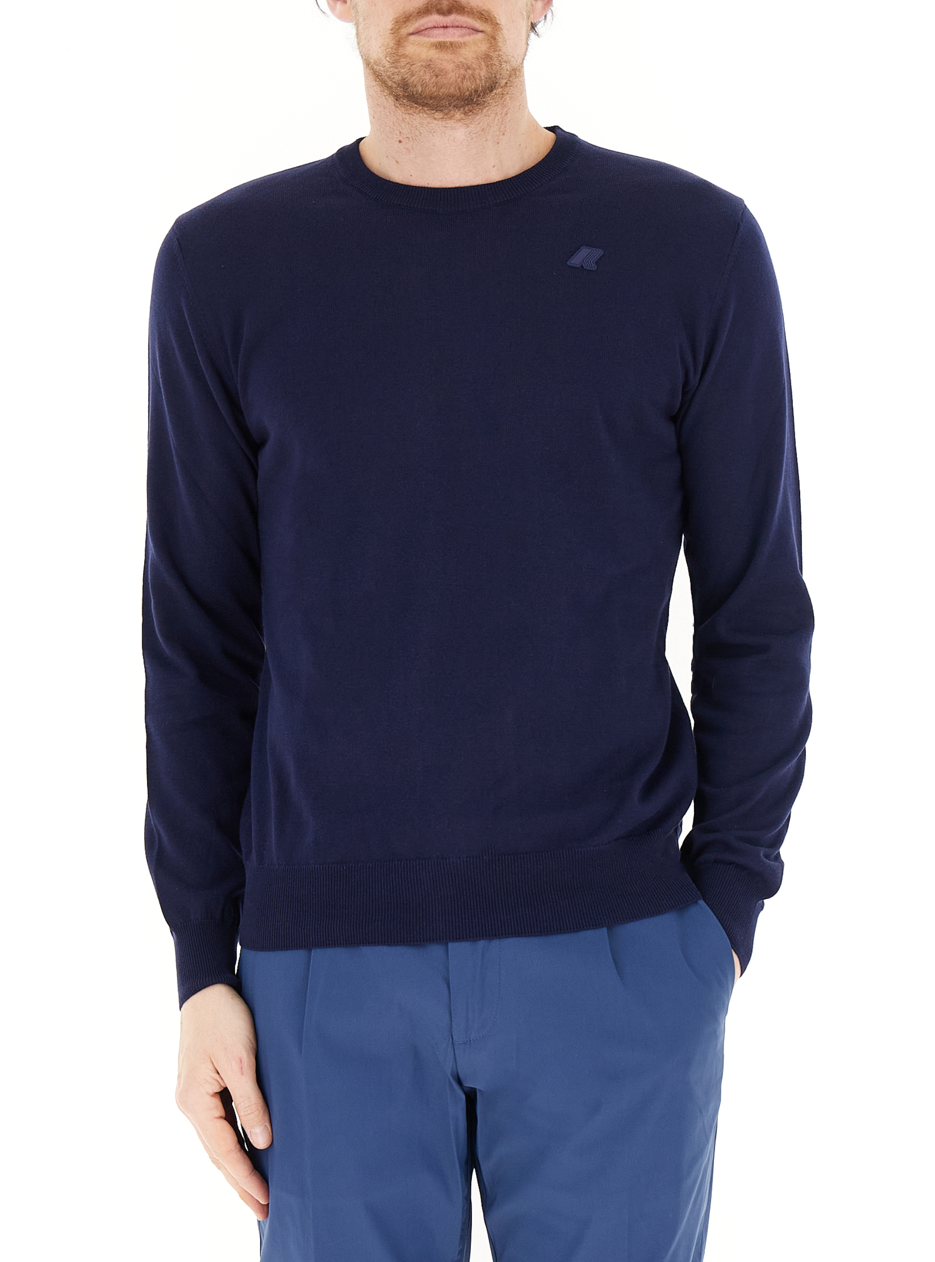 Maglione girocollo BLU SCURO M