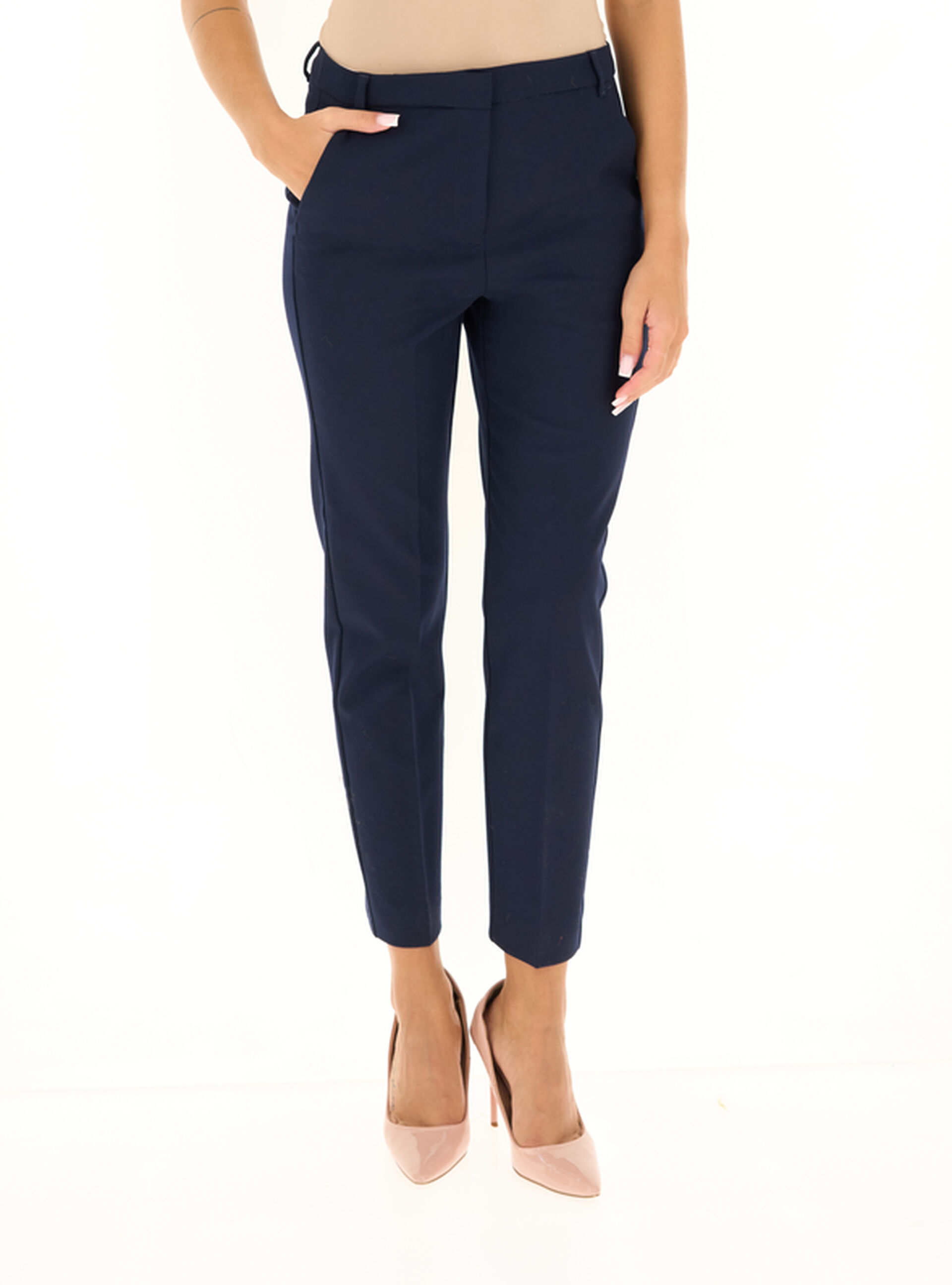 Pantalone straight BLU NAVY