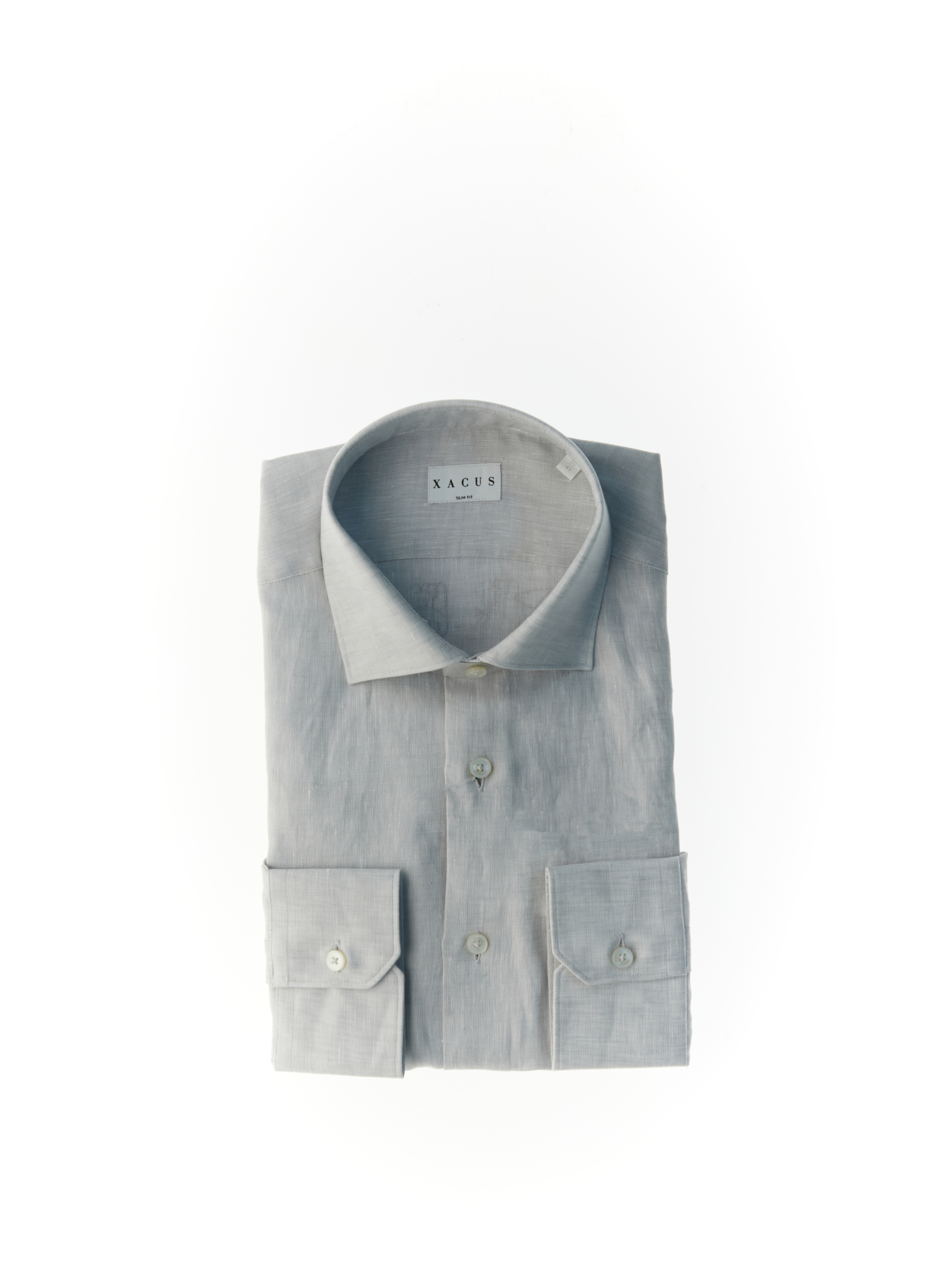 Camicia in lino GRIGIO CHIARO