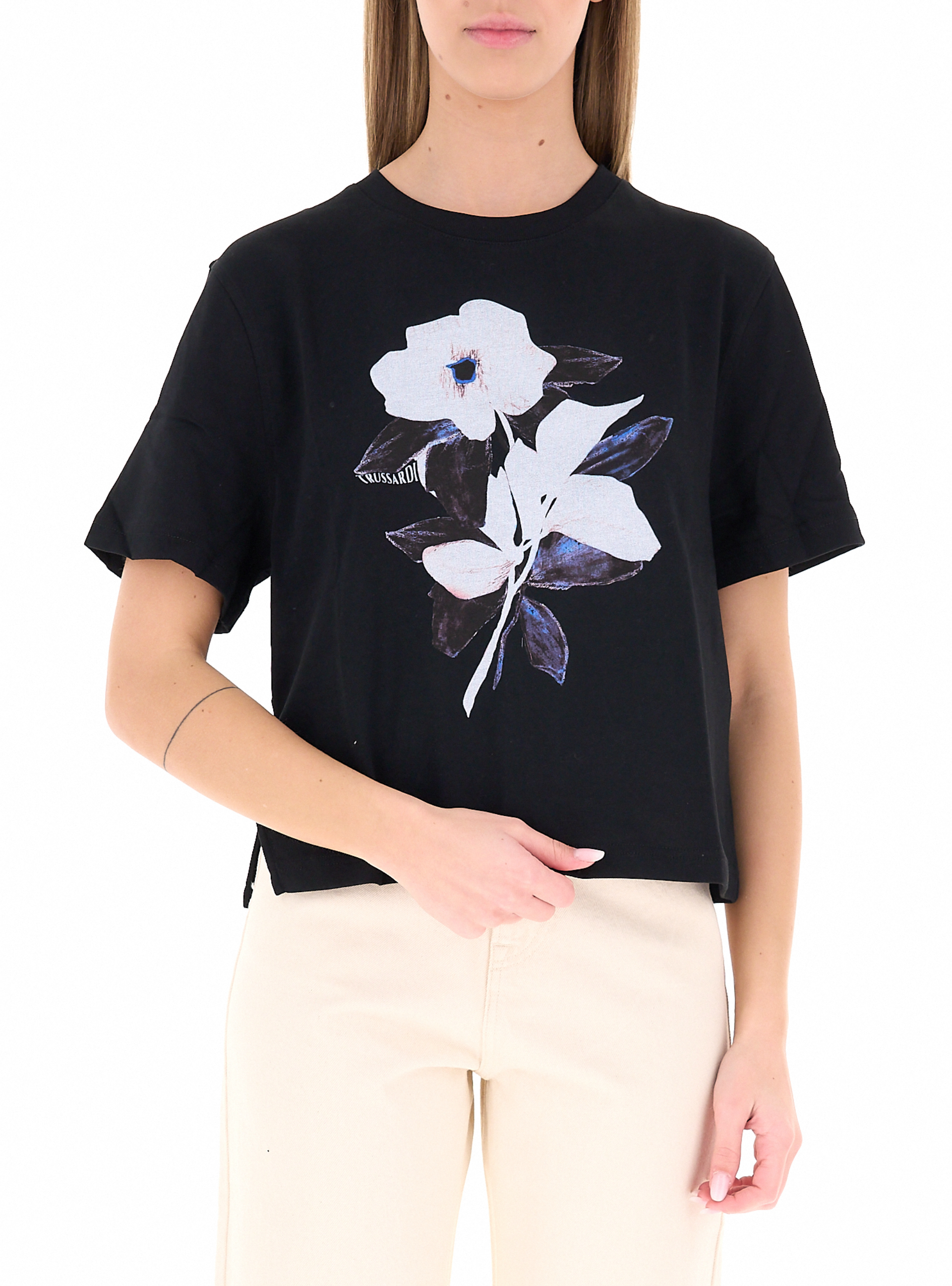 Trussardi T-shirt girocollo NERO