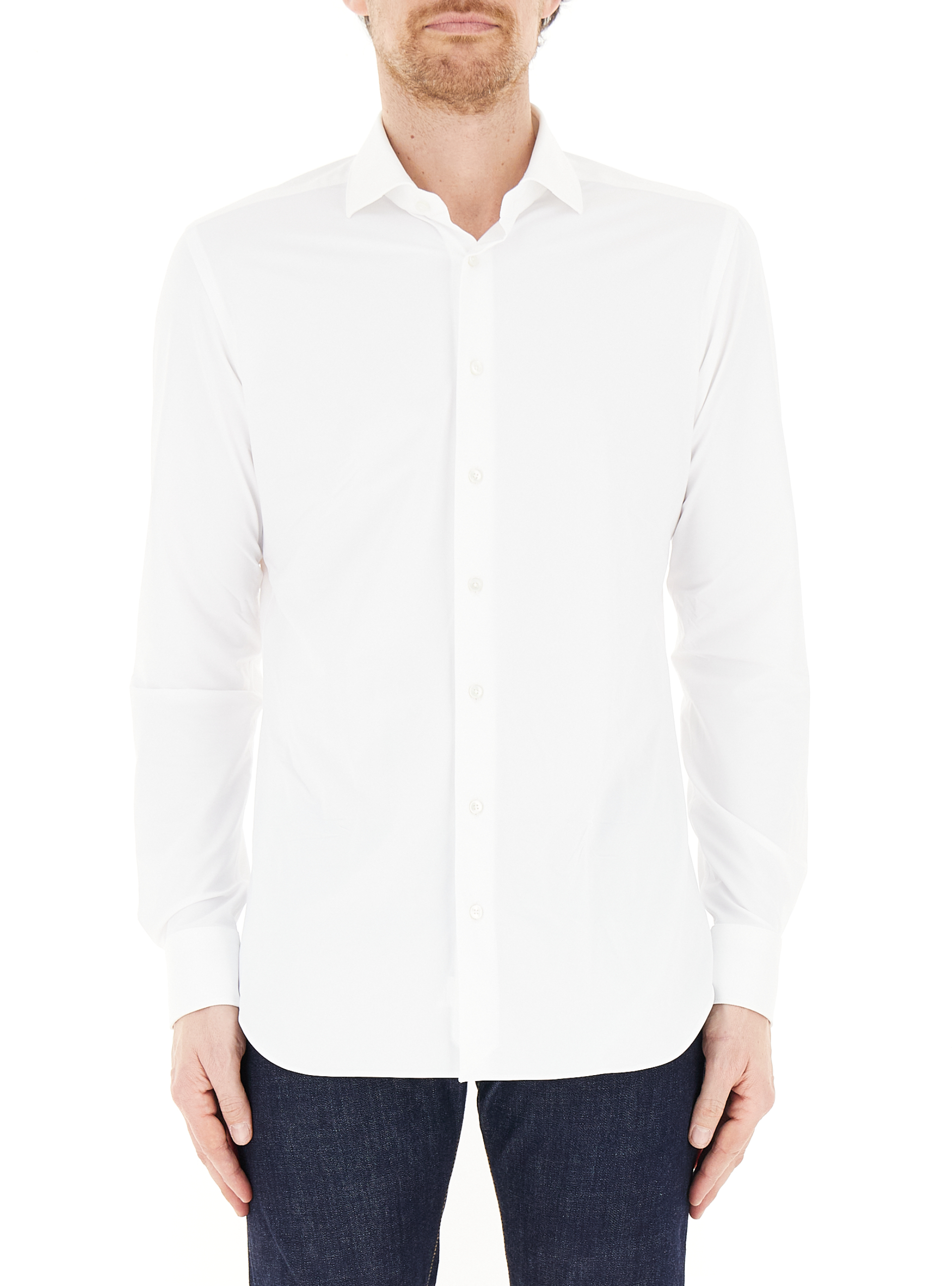 Camicia active extralong fit BIANCO