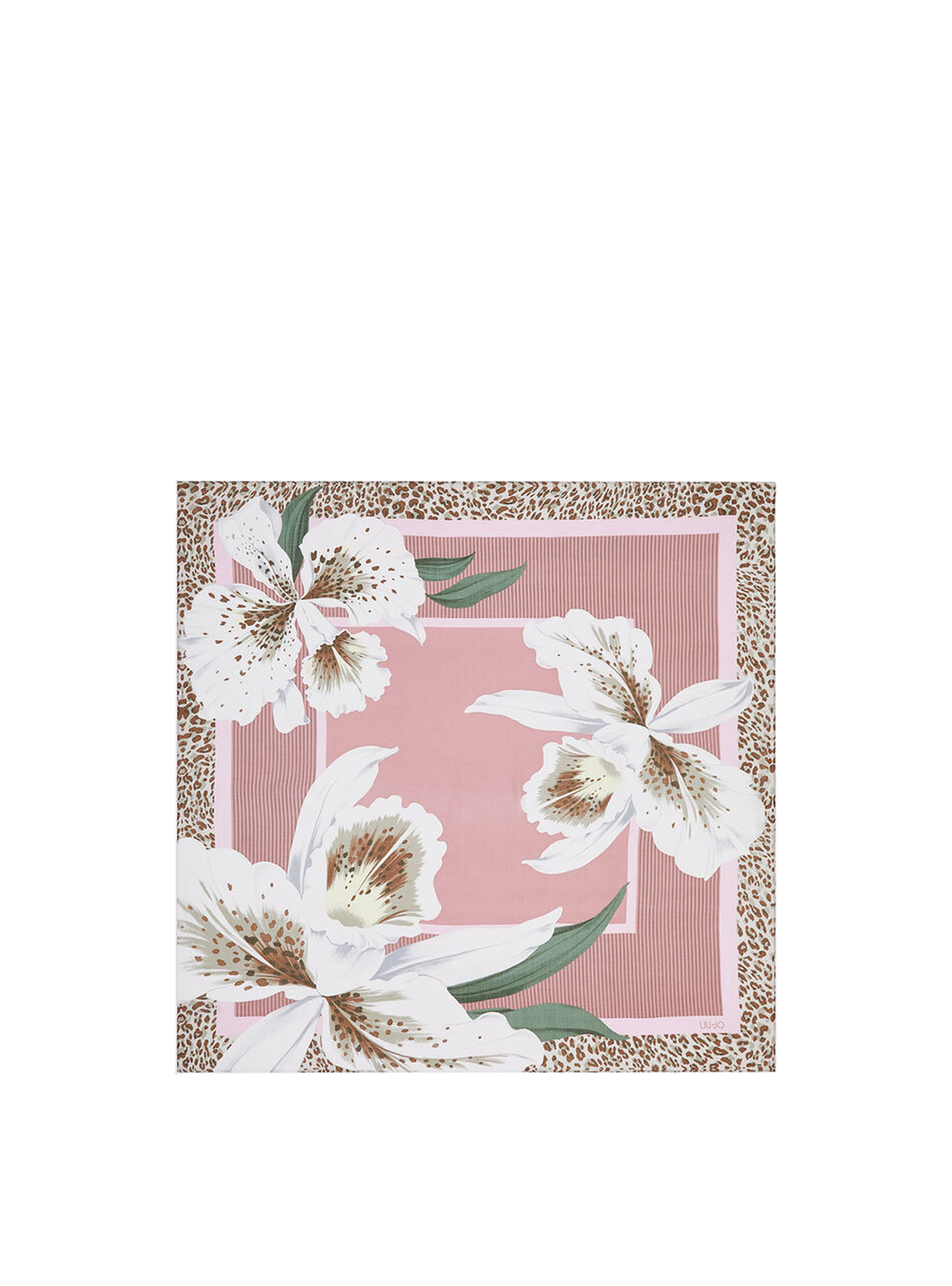 Foulard fantasia ROSA ANTICO U