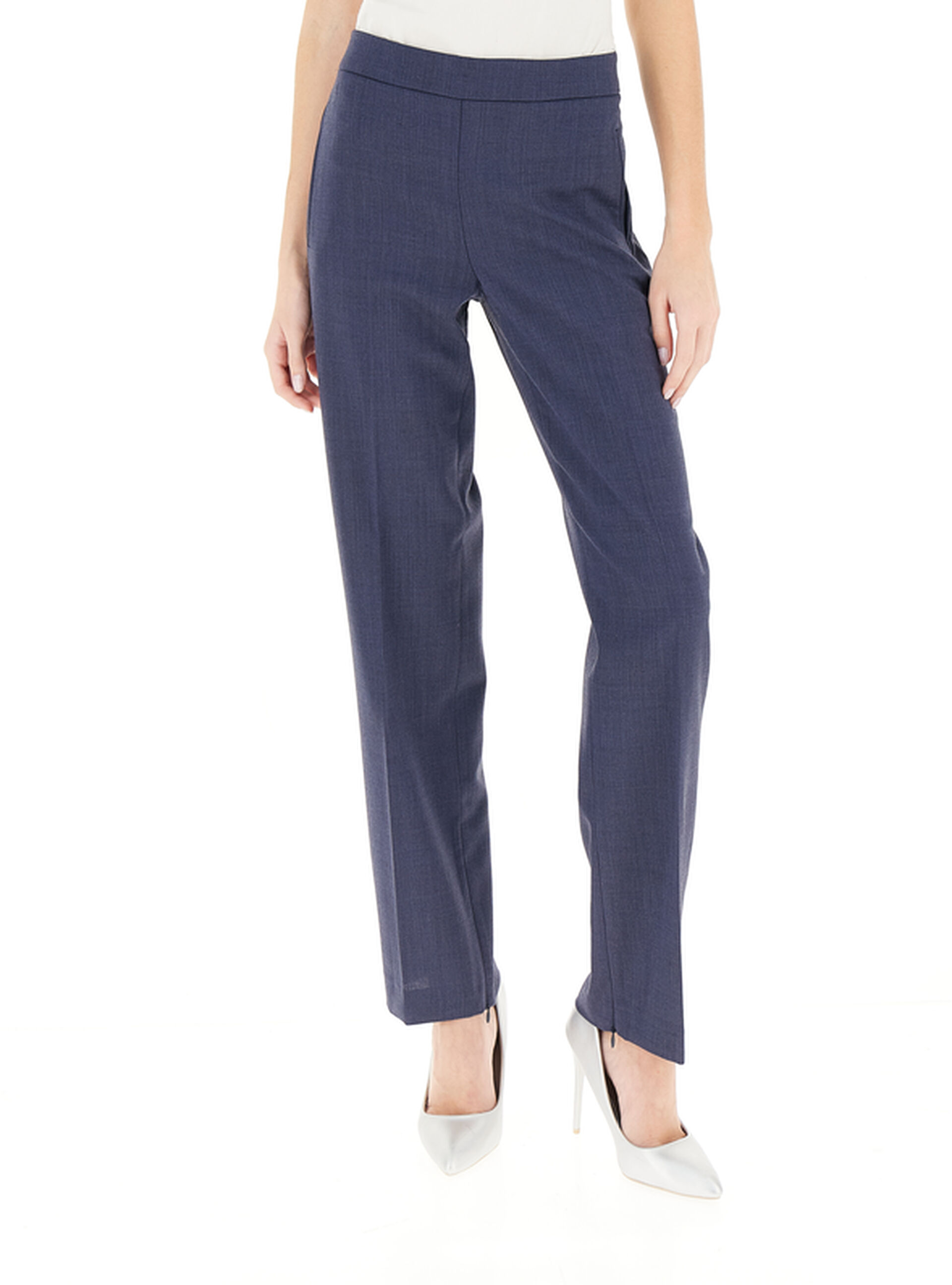 Pantalone misto lana BLU AVIO