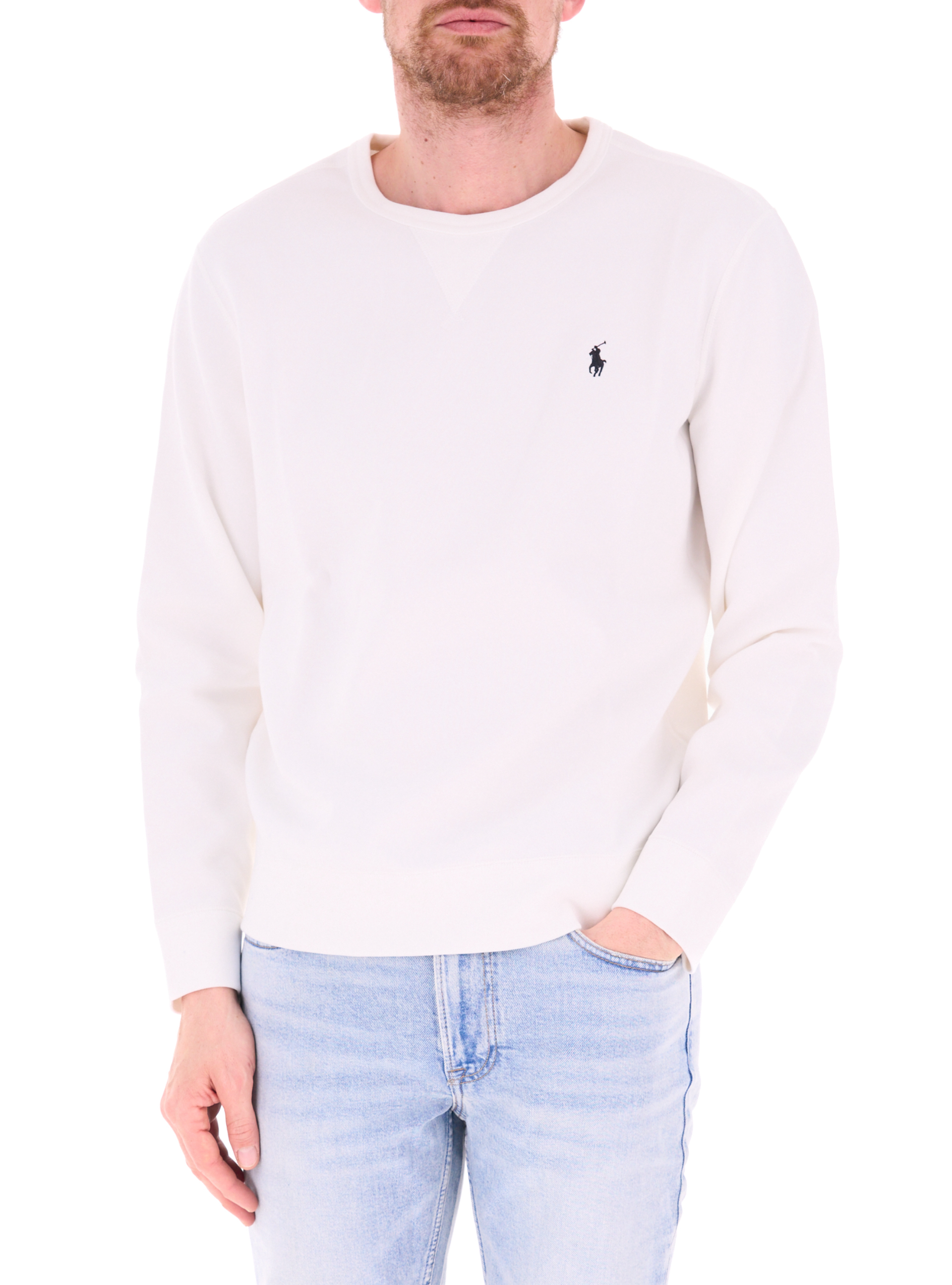 Felpa girocollo POLO BIANCO XL