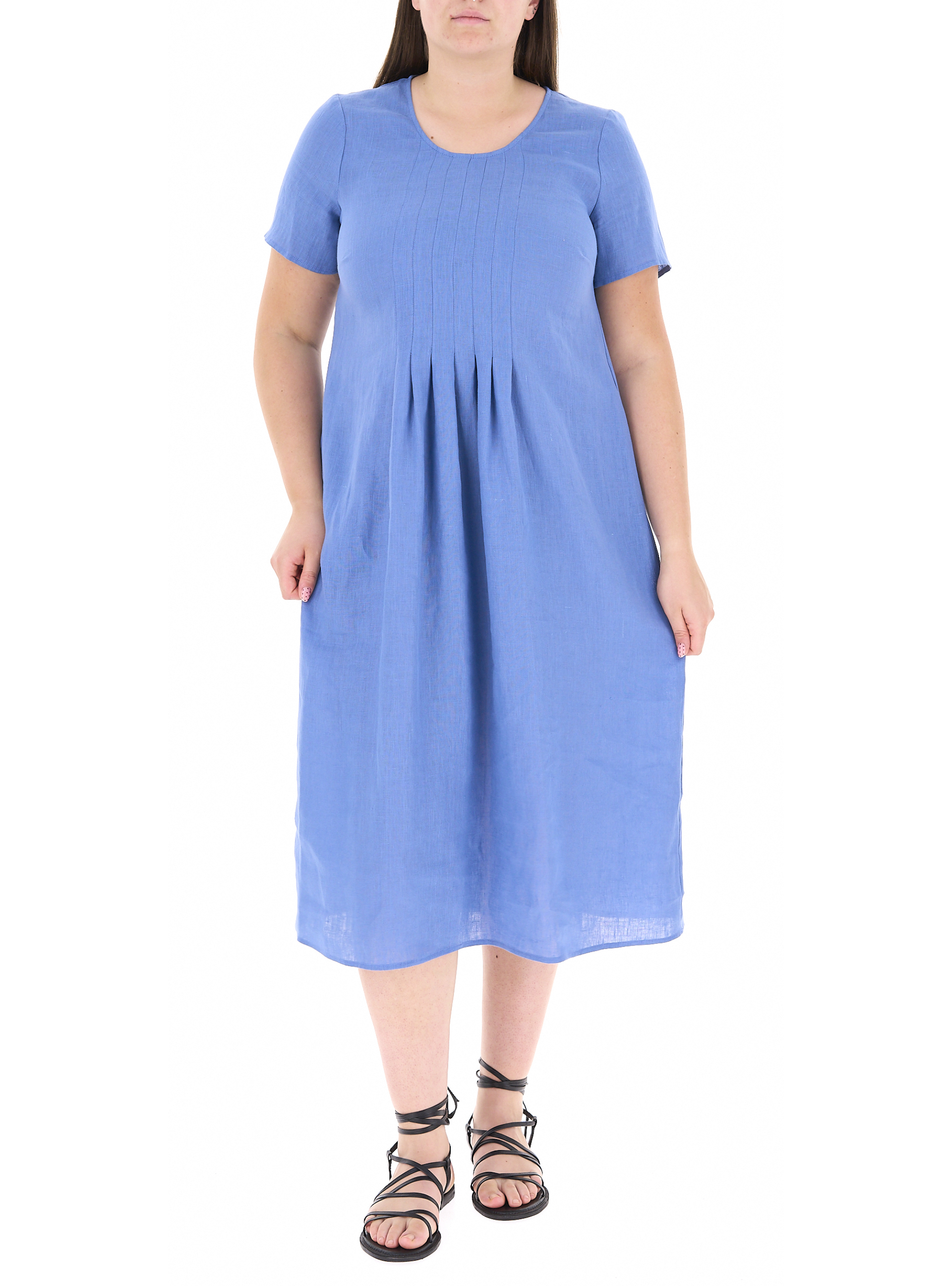 Abito in lino AZZURRO POLVERE 43