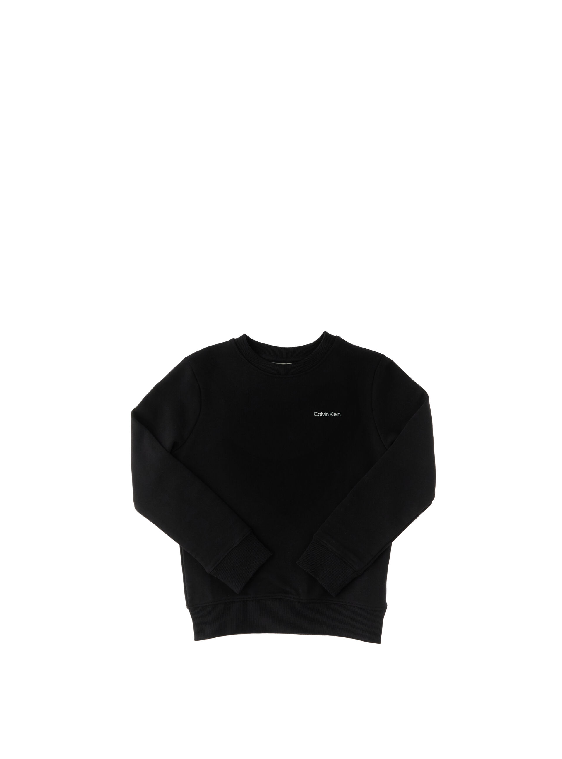 Felpa girocollo cotone NERO