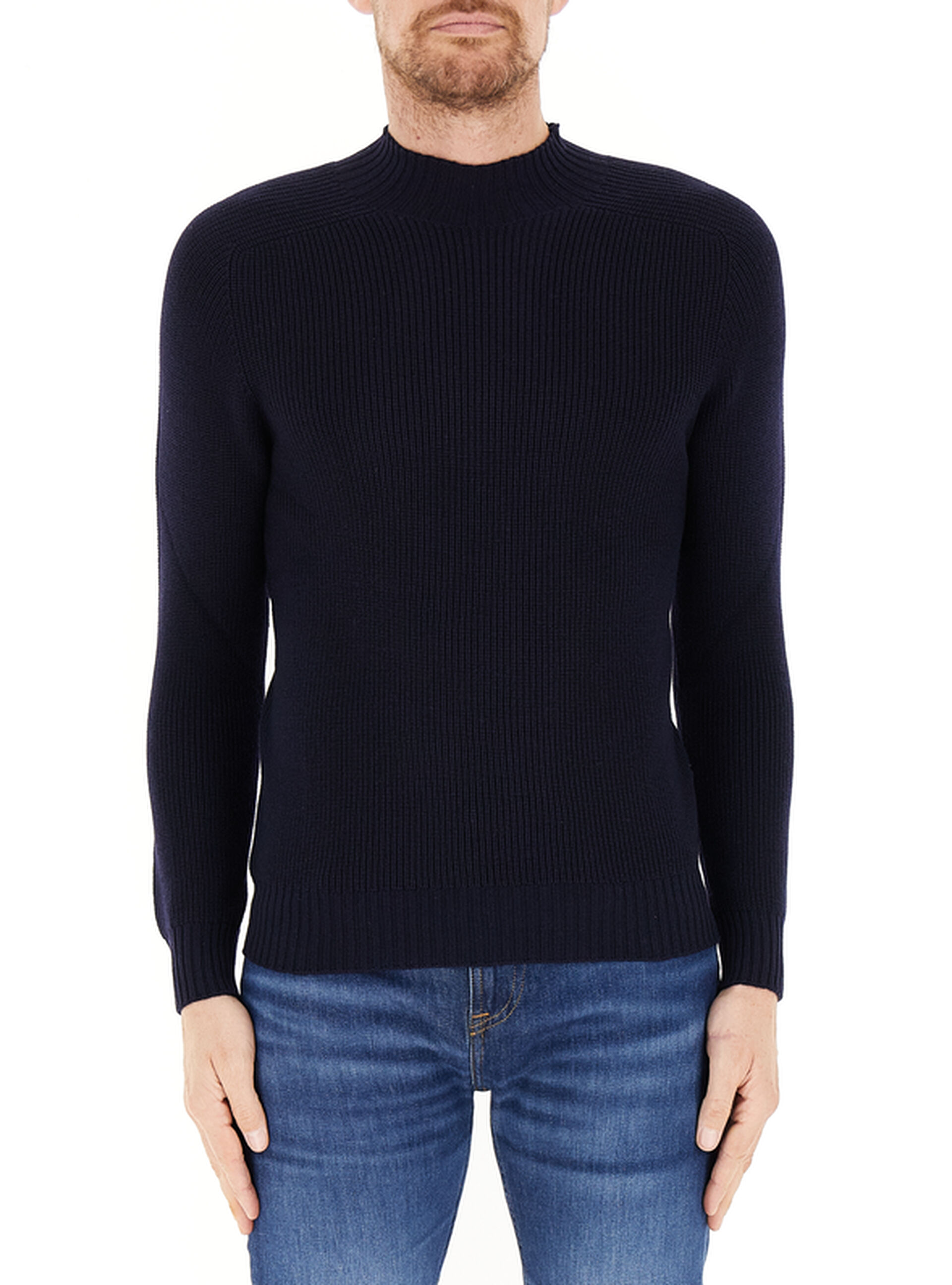 Maglione collo lupetto BLU NOTTE 50