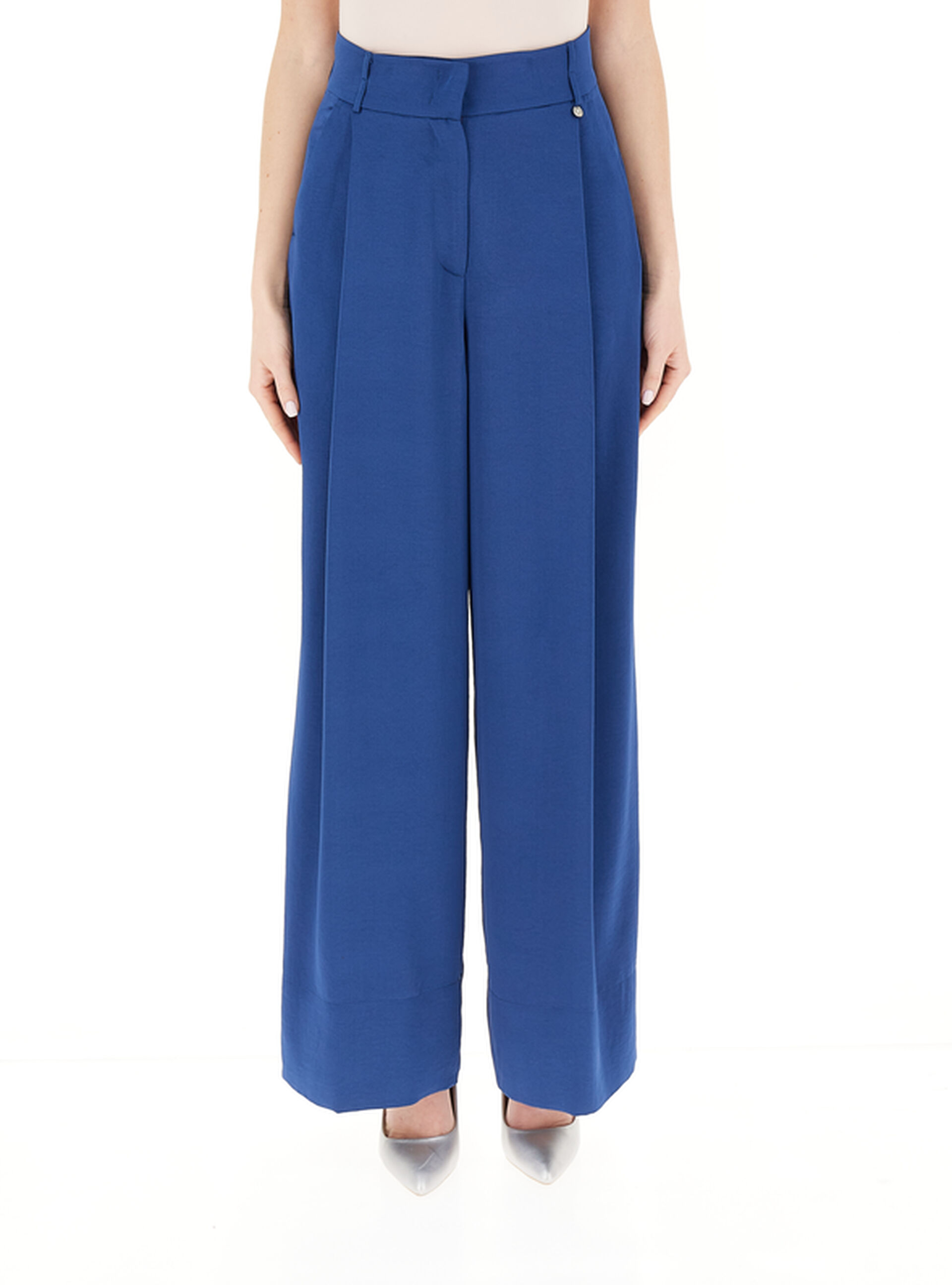 Pantalone a palazzo BLU OCEANO