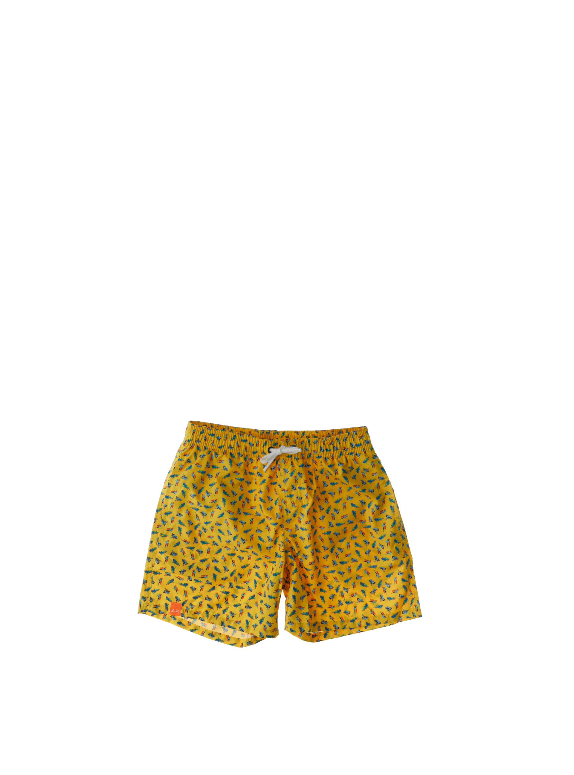 SUN68 Shorts da bagno GIALLO