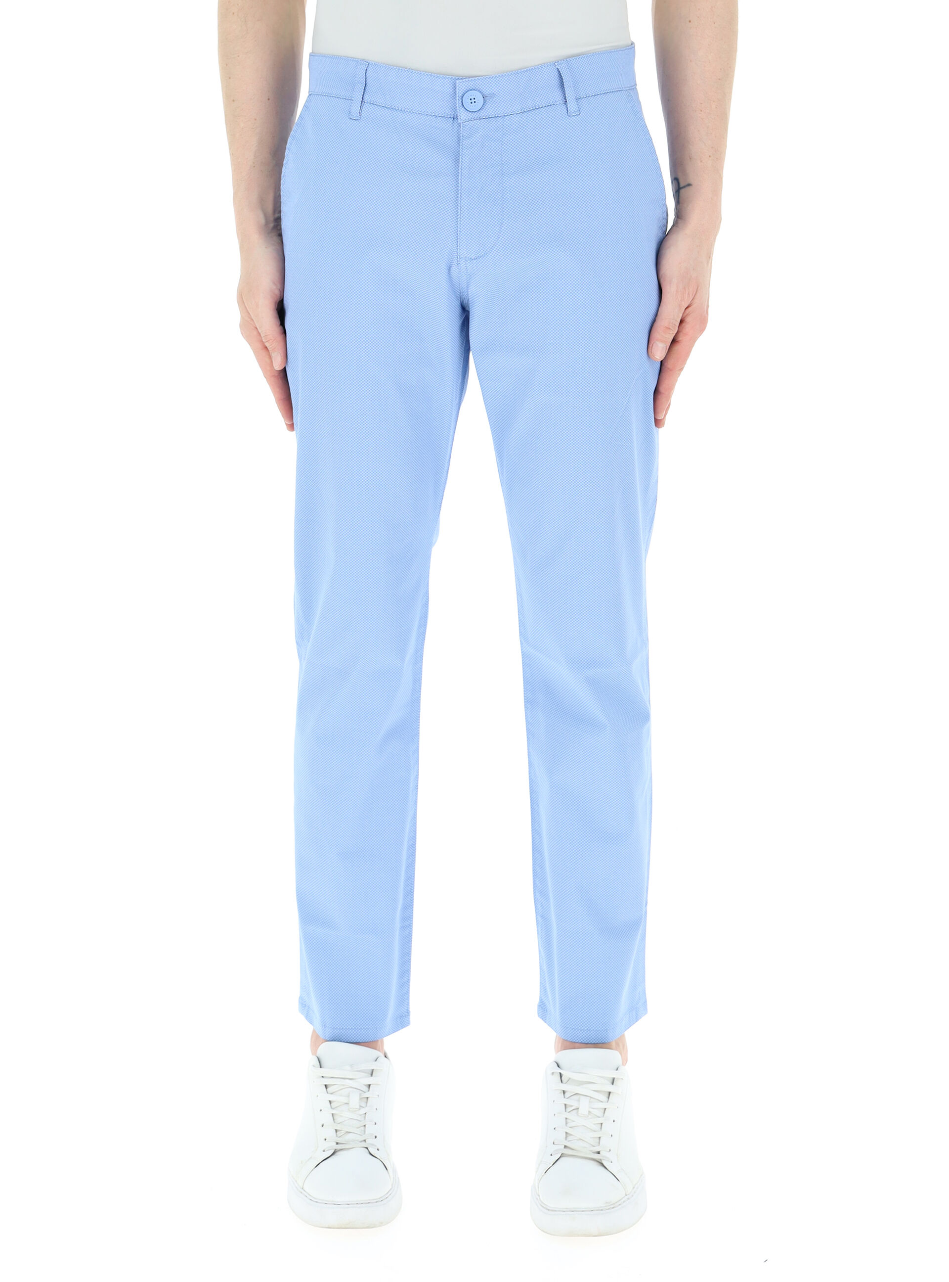 Pantalone chino AZZURRO
